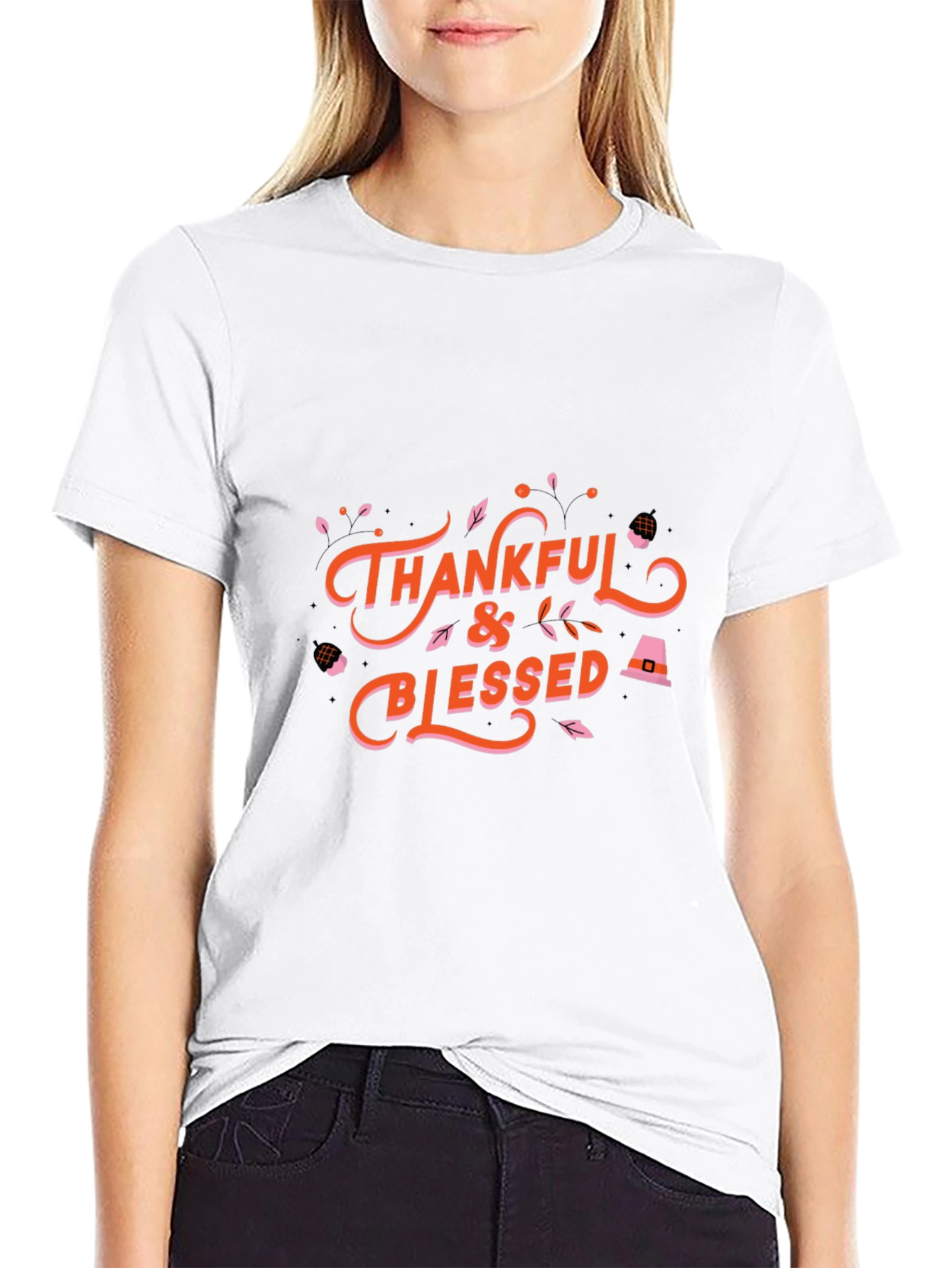 Thankful & Blessed Graphic Tee