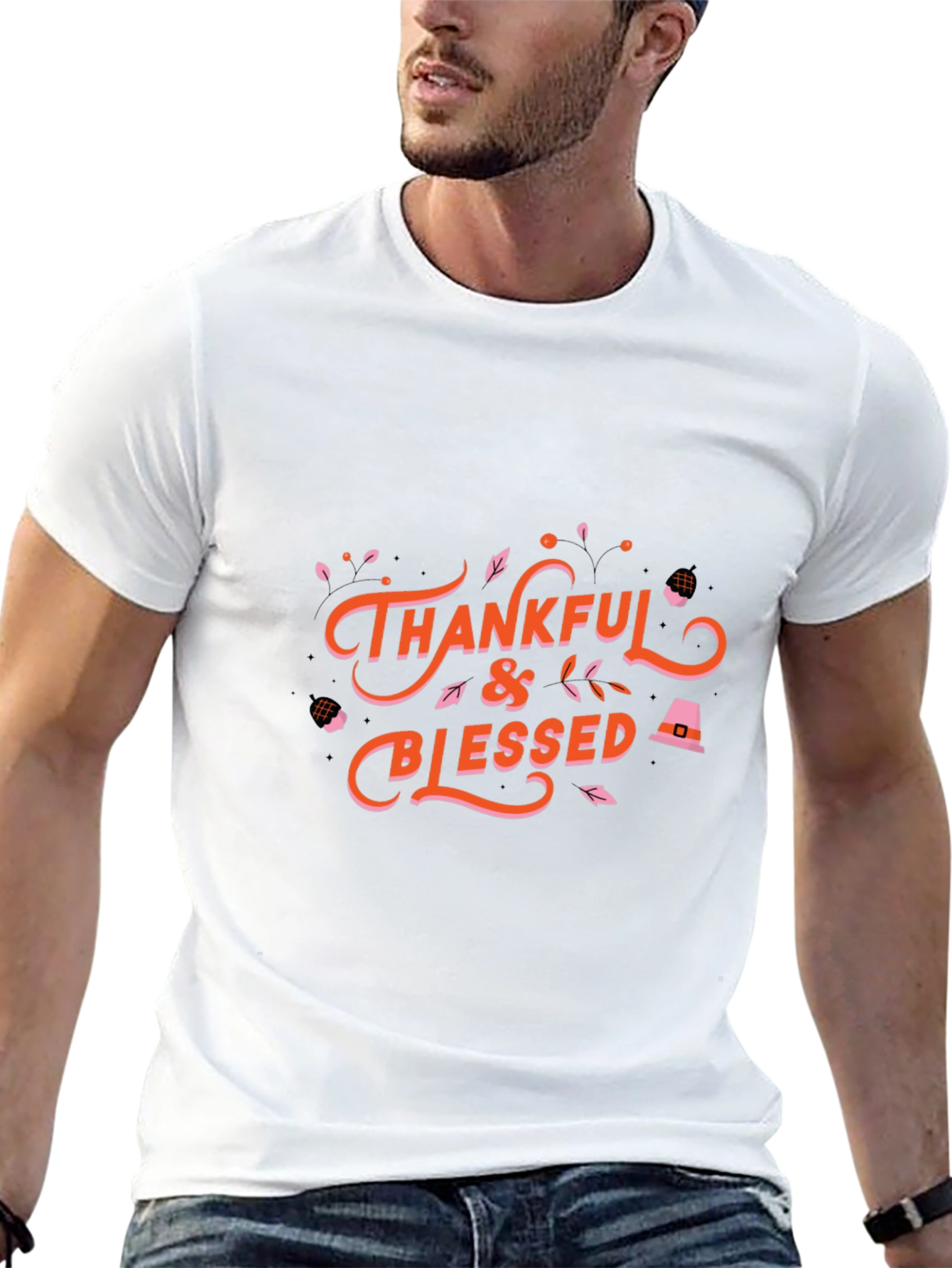 Thankful & Blessed Graphic Tee