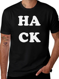 HACK Graphic Tee - Bold Statement T-Shirt