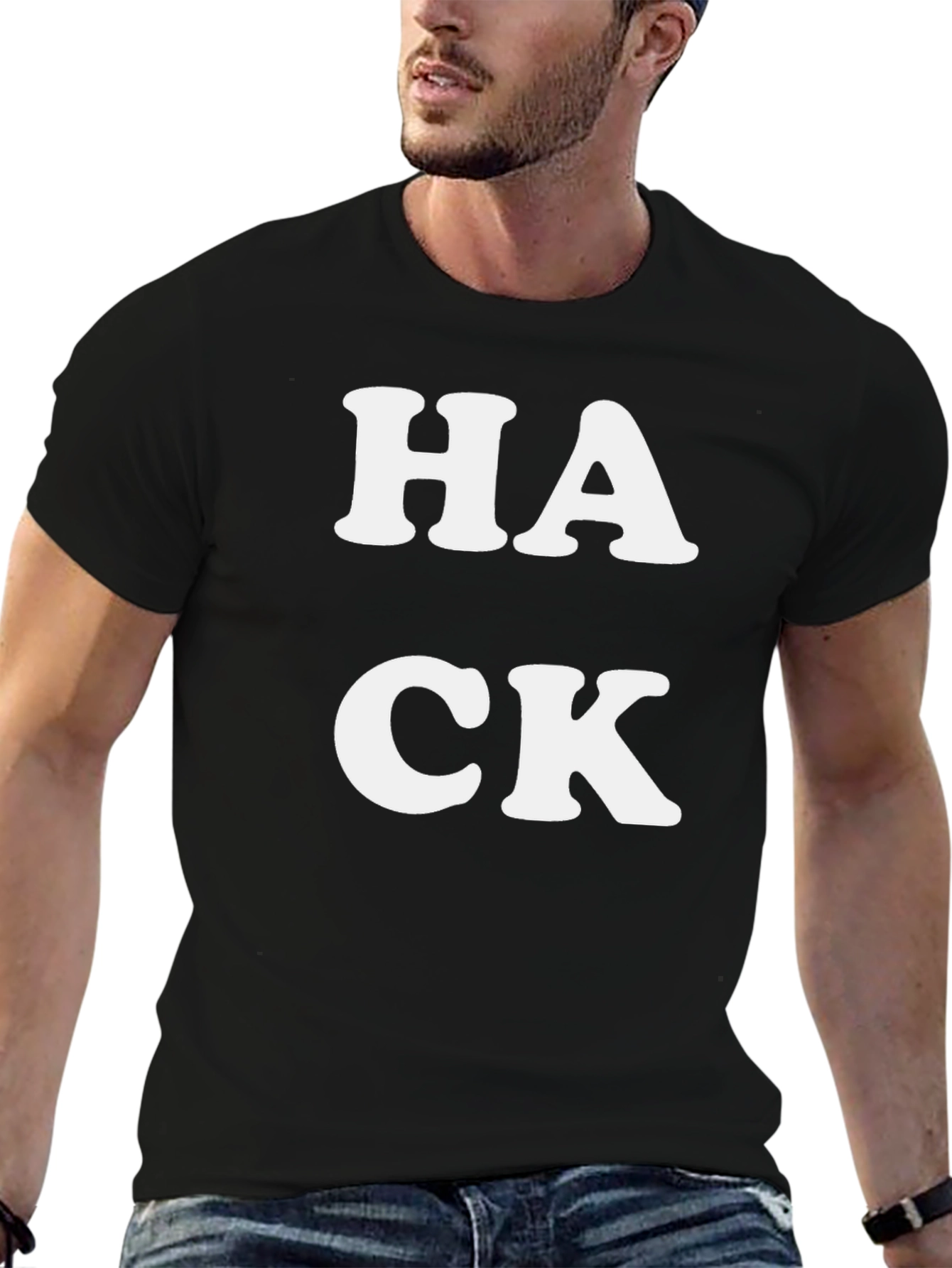 HACK Graphic Tee - Bold Statement T-Shirt