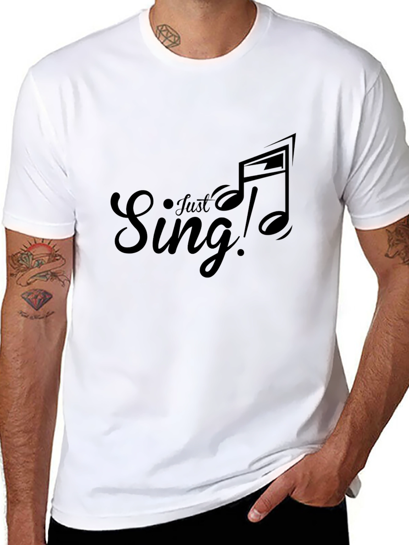 Just Sing! Graphic Tee - Black