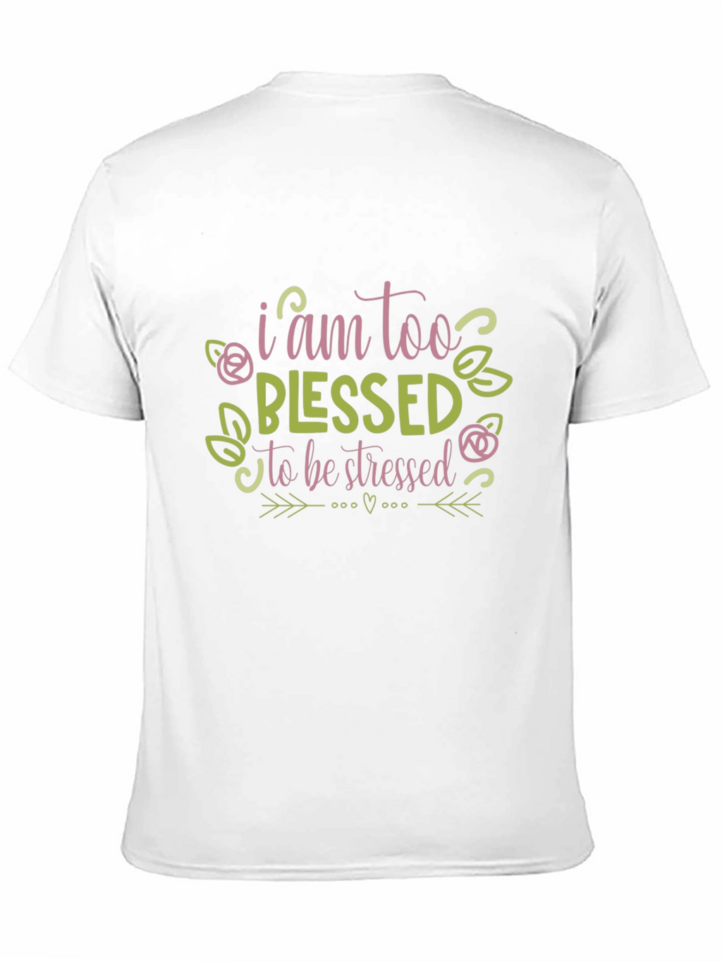 Blessed Graphic T-Shirt - Trendy Crew Neck Top