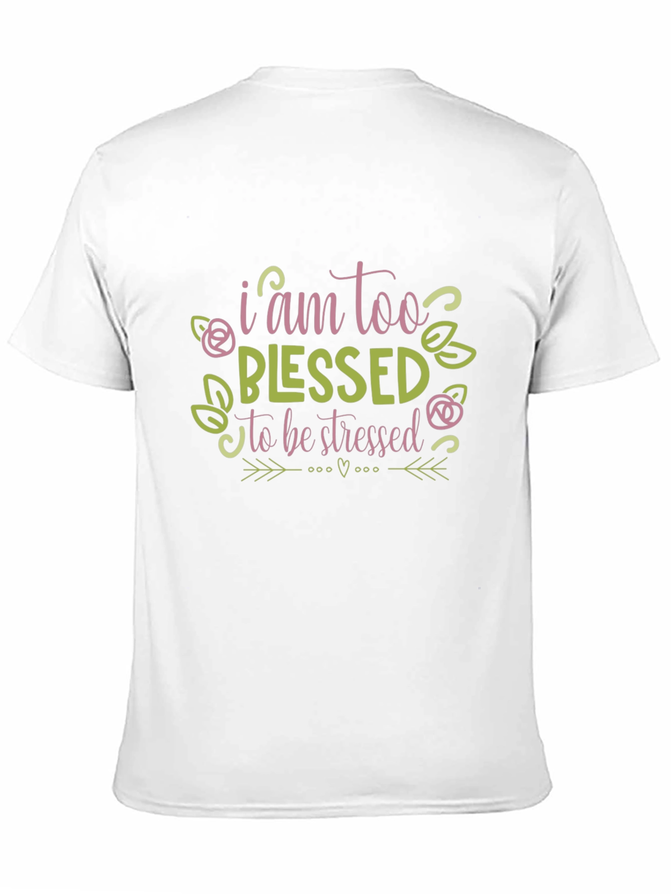 Blessed Graphic T-Shirt - Trendy Crew Neck Top
