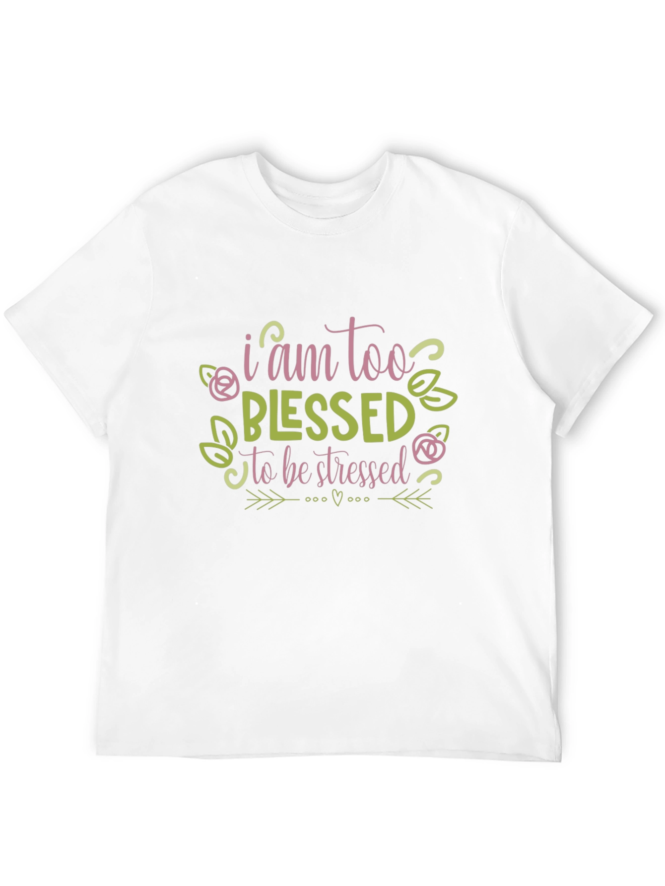 Blessed Graphic T-Shirt - Trendy Crew Neck Top