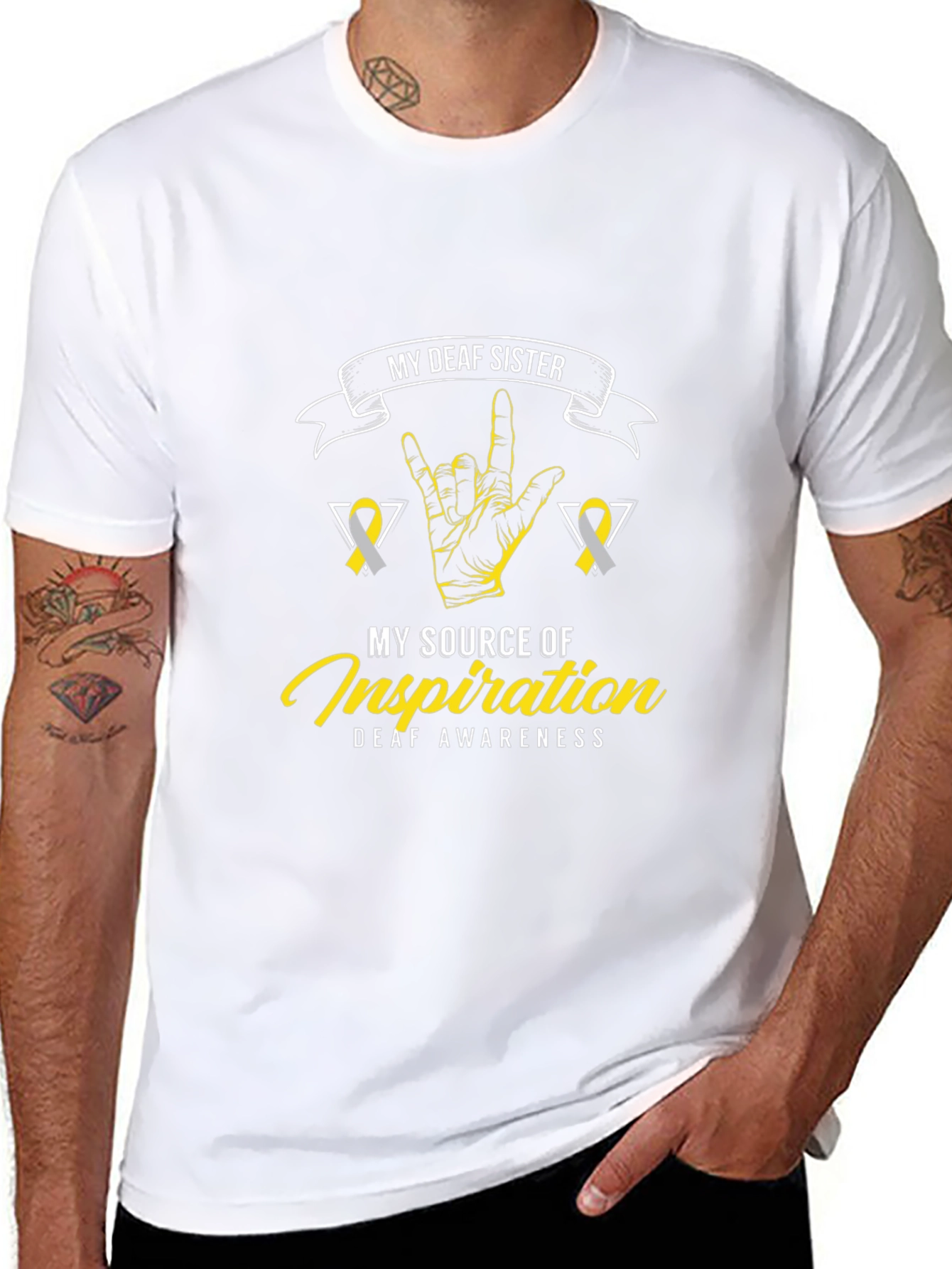 Deaf Awareness T-Shirt - My Deaf Sister