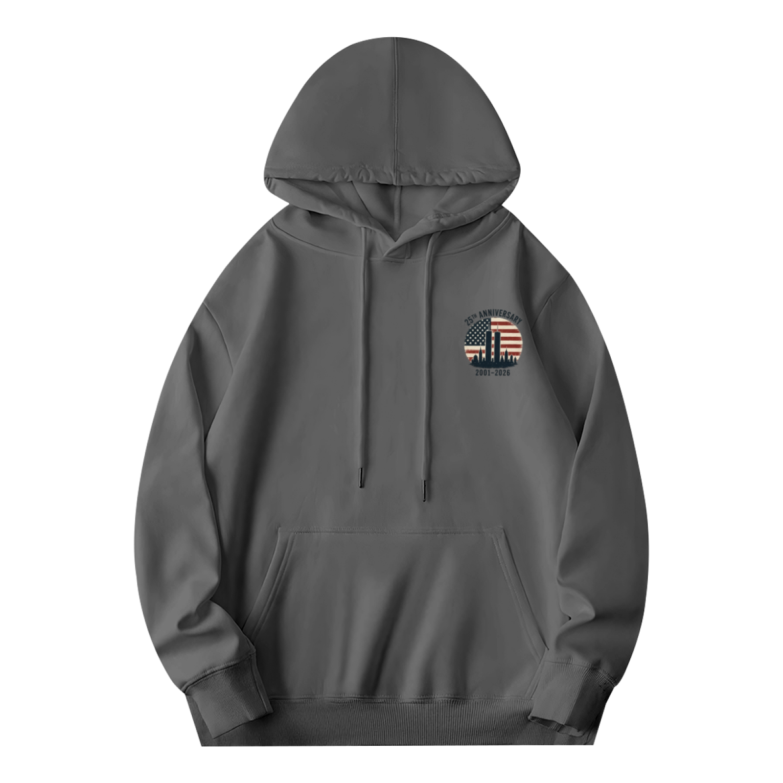25 Years Of Remembrance 9?11?2001 Memorial Double?Sided Hoodie