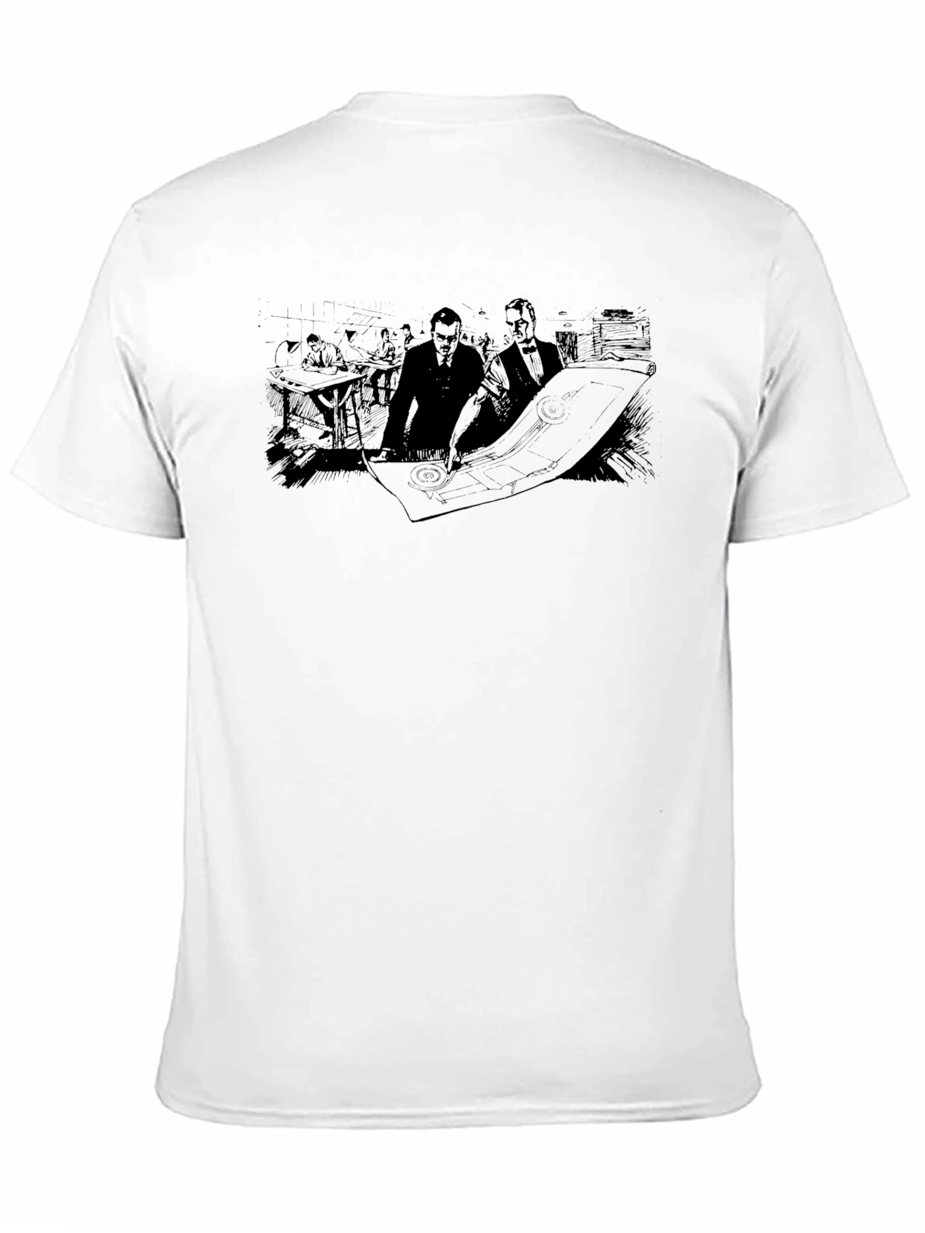 Blueprint Graphic Tee - Mens Black Short Sleeve