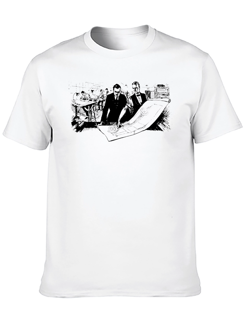 Blueprint Graphic Tee - Mens Black Short Sleeve