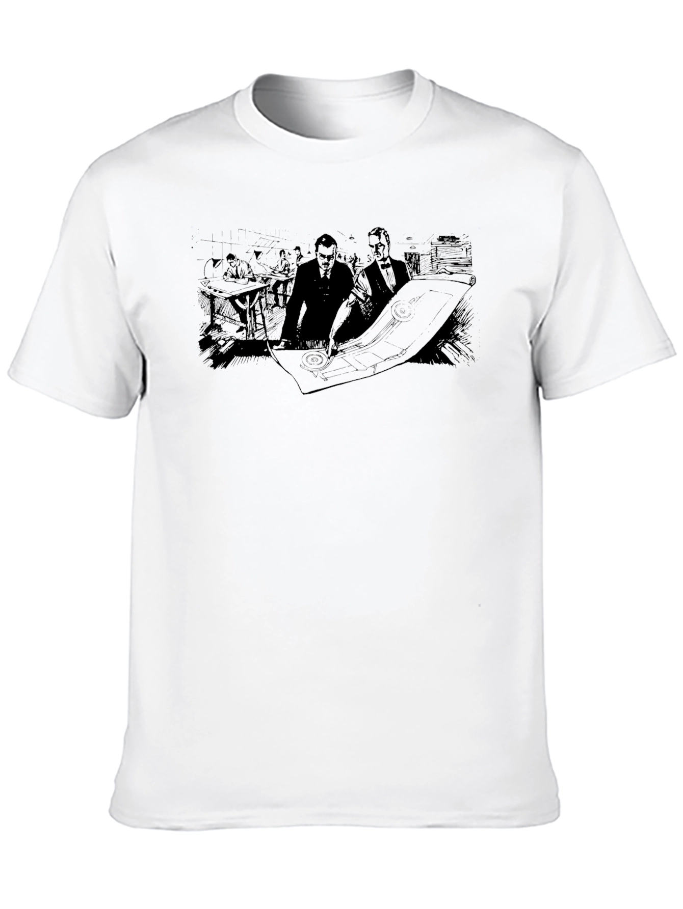 Blueprint Graphic Tee - Mens Black Short Sleeve