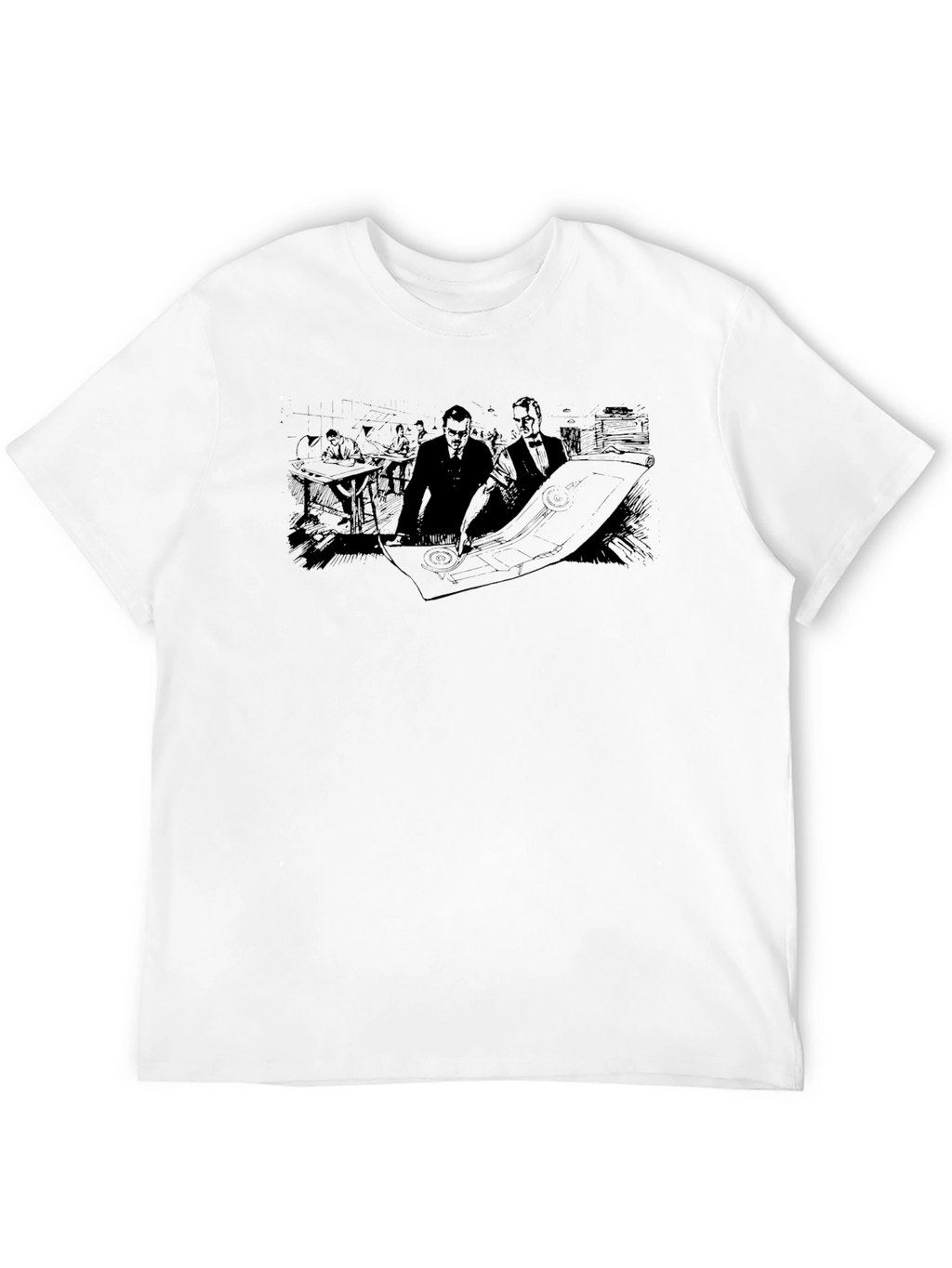 Blueprint Graphic Tee - Mens Black Short Sleeve