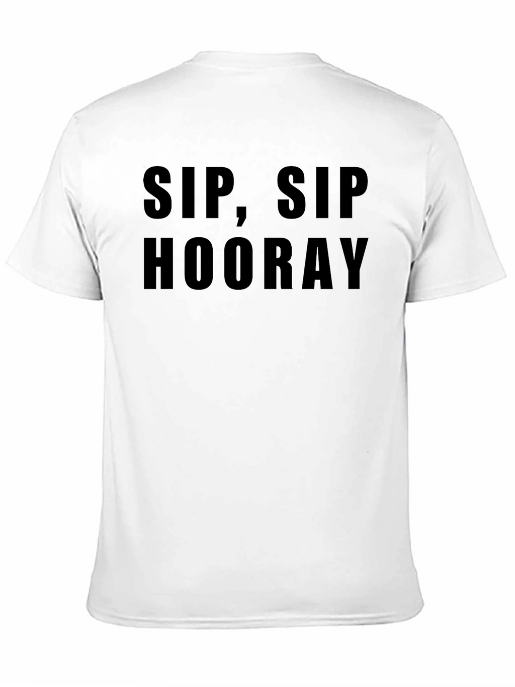 Sip Sip Hooray Black T-Shirt