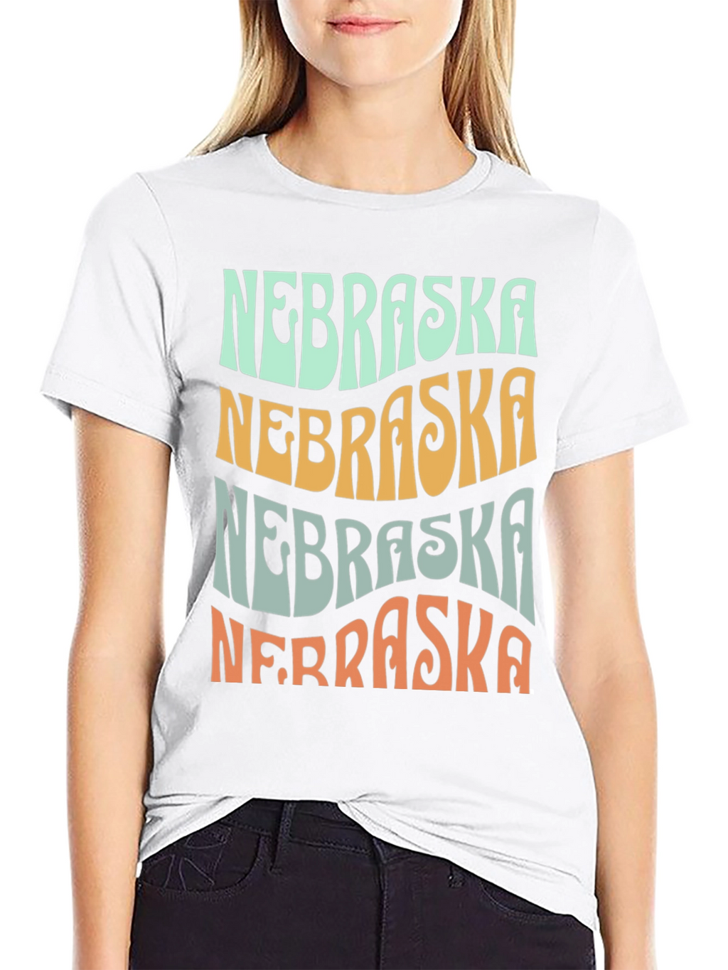 Nebraska Graphic T-Shirt Retro Style