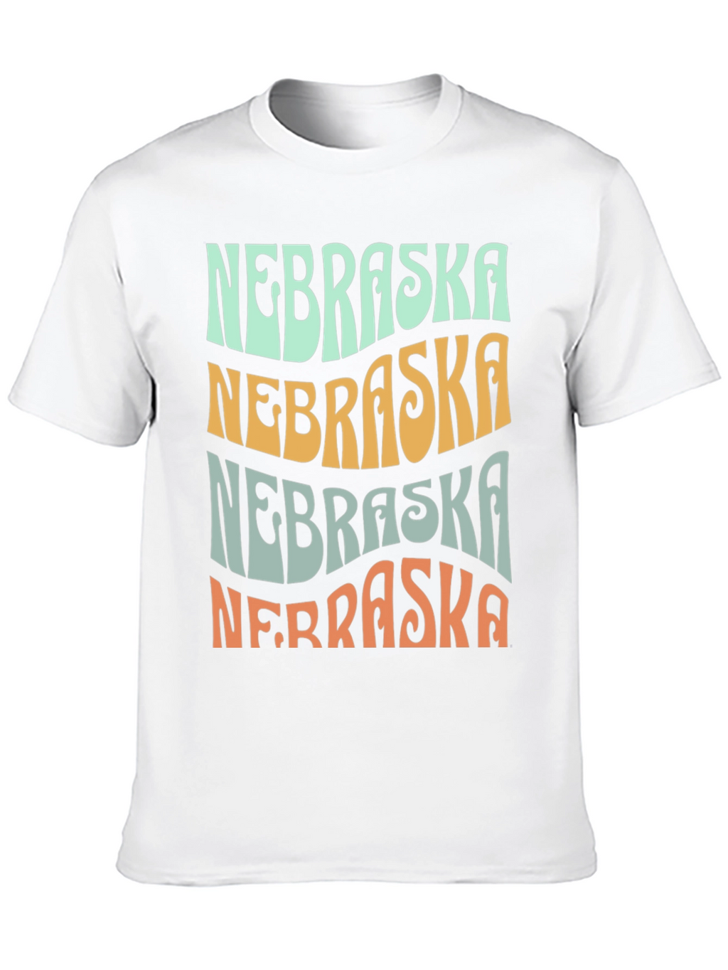 Nebraska Graphic T-Shirt Retro Style
