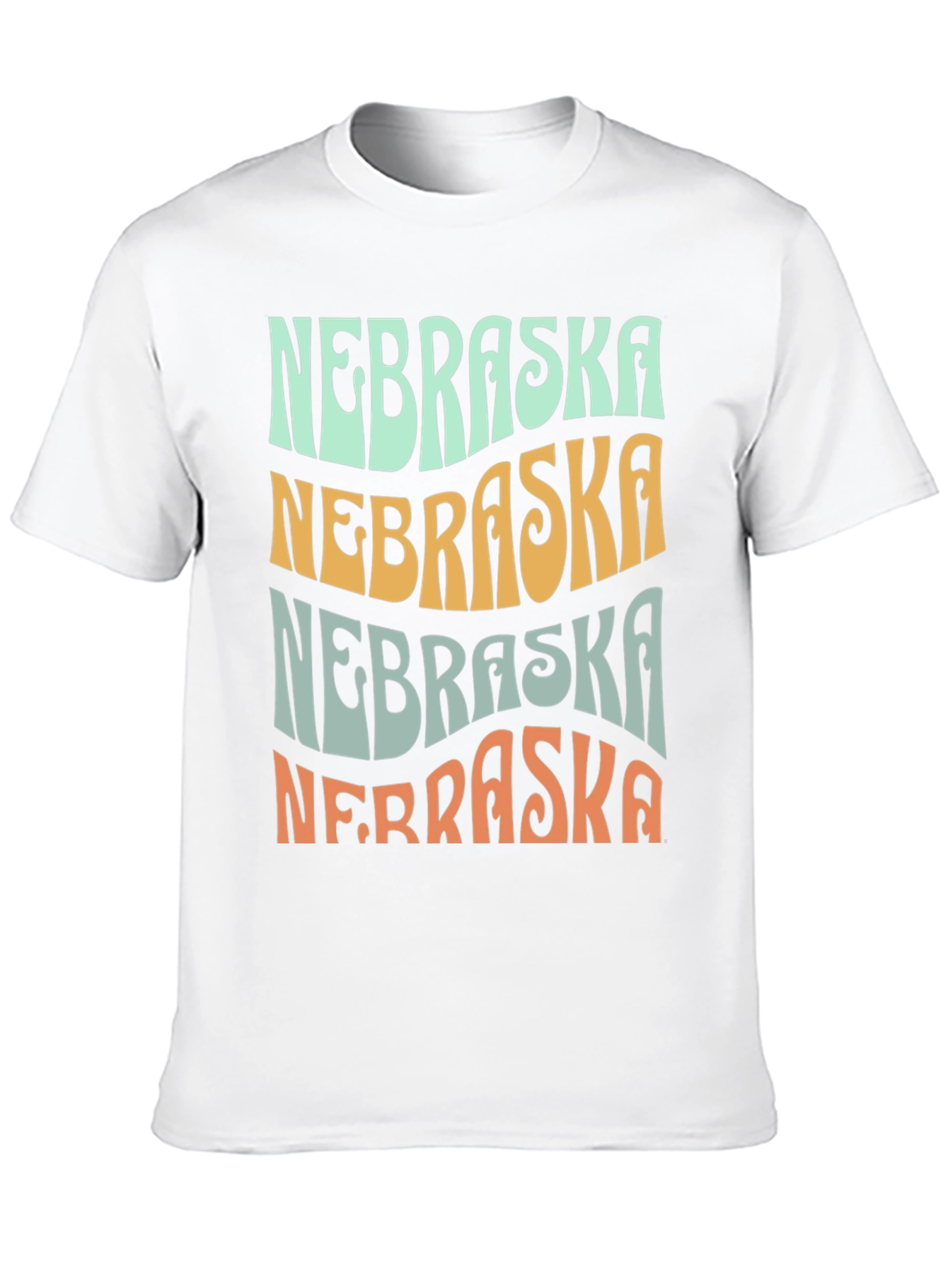 Nebraska Graphic T-Shirt Retro Style