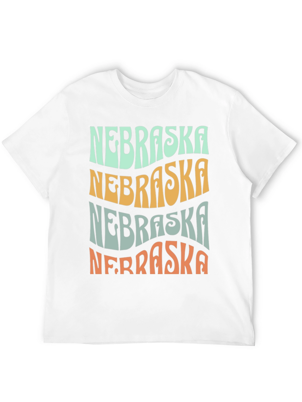 Nebraska Graphic T-Shirt Retro Style