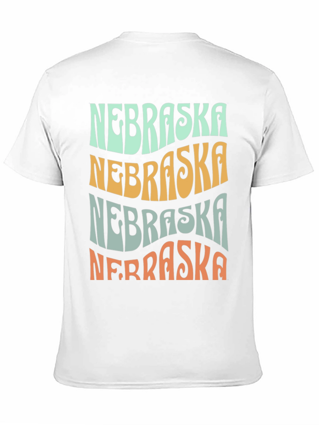 Nebraska Graphic T-Shirt Retro Style