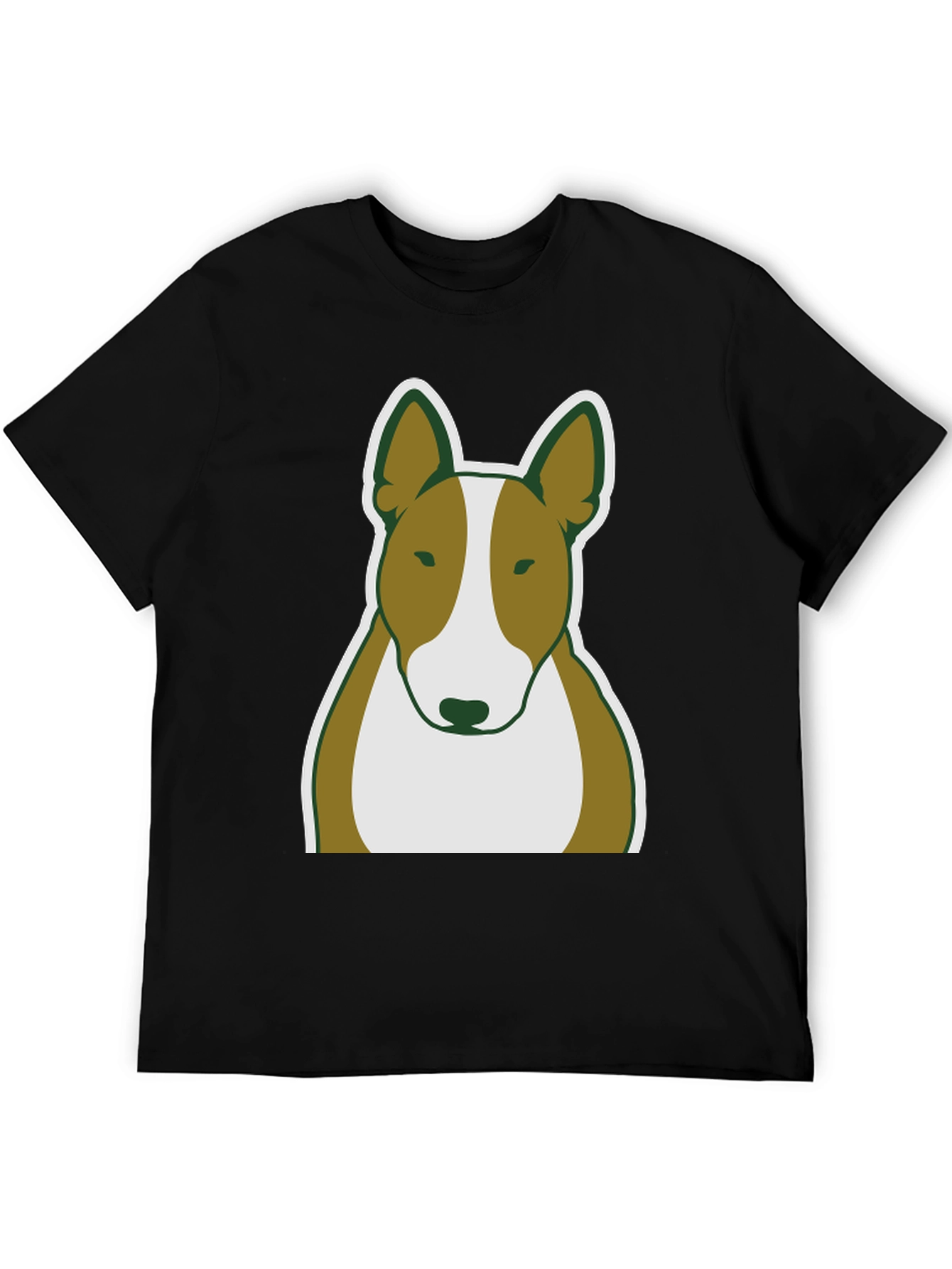 Bull Terrier Dog Graphic Tee - Casual Wear