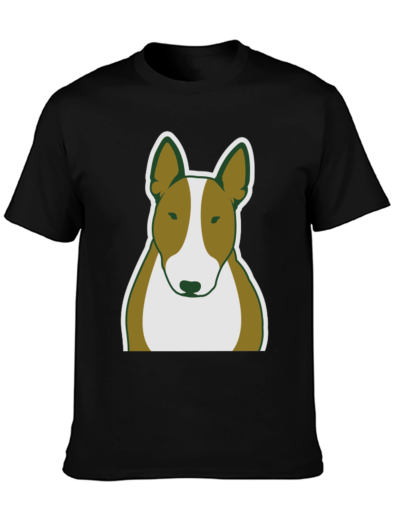 Bull Terrier Dog Graphic Tee - Casual Wear