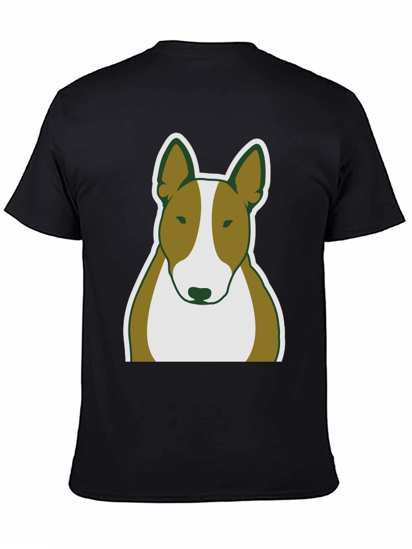 Bull Terrier Dog Graphic Tee - Casual Wear