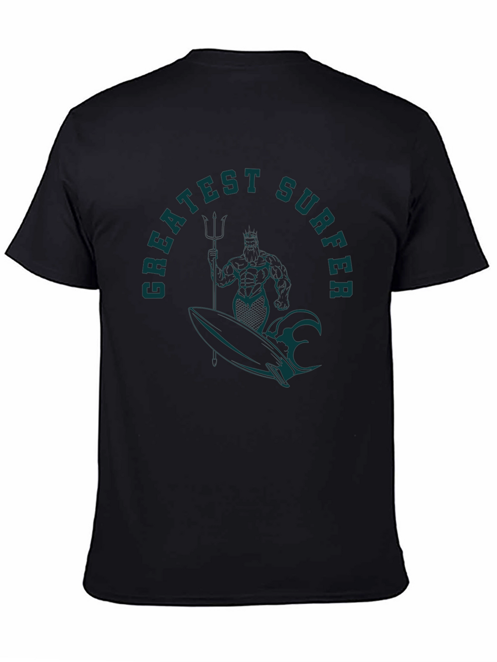 Greatest Surfer Graphic Tee - Black