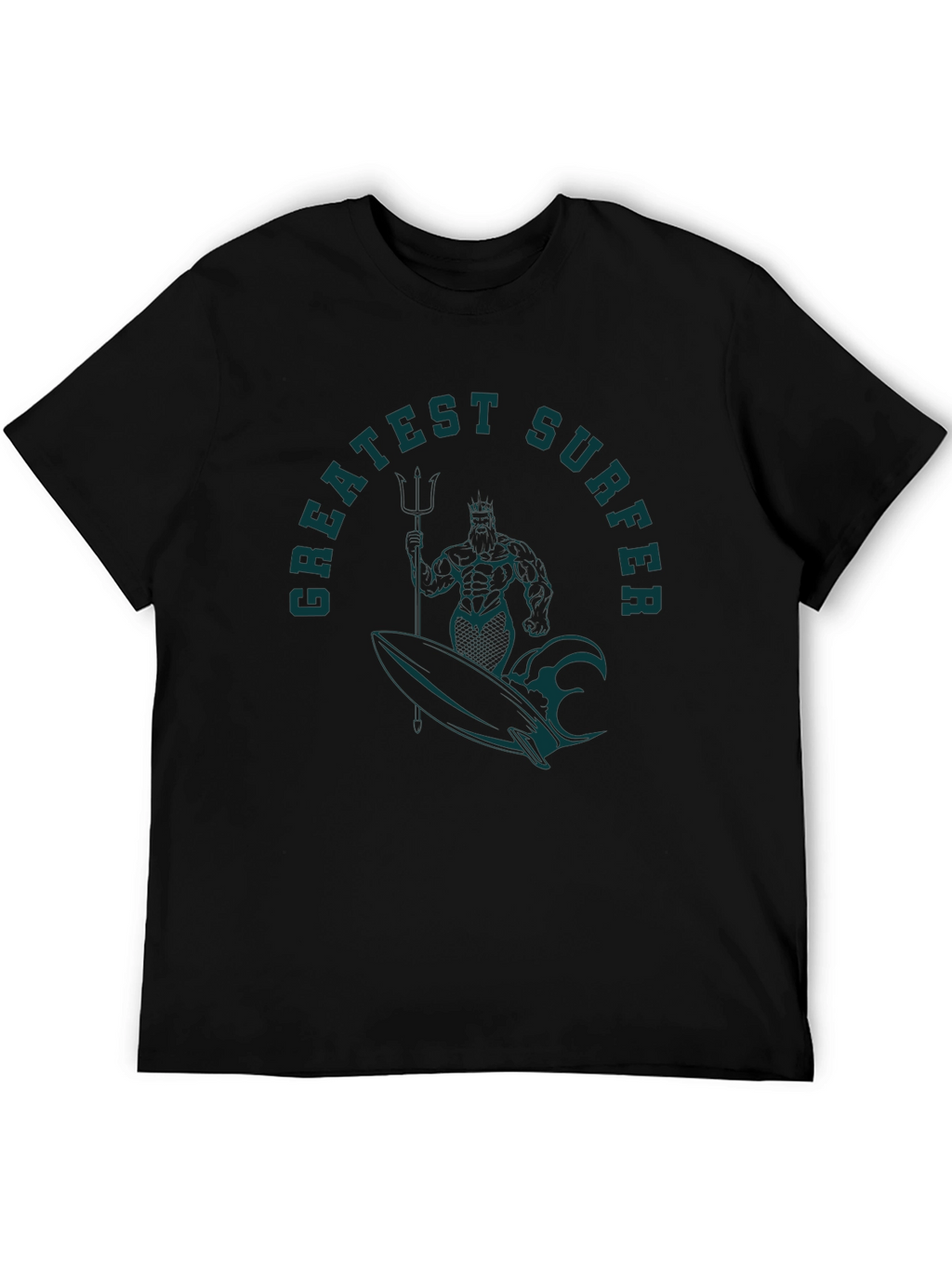Greatest Surfer Graphic Tee - Black