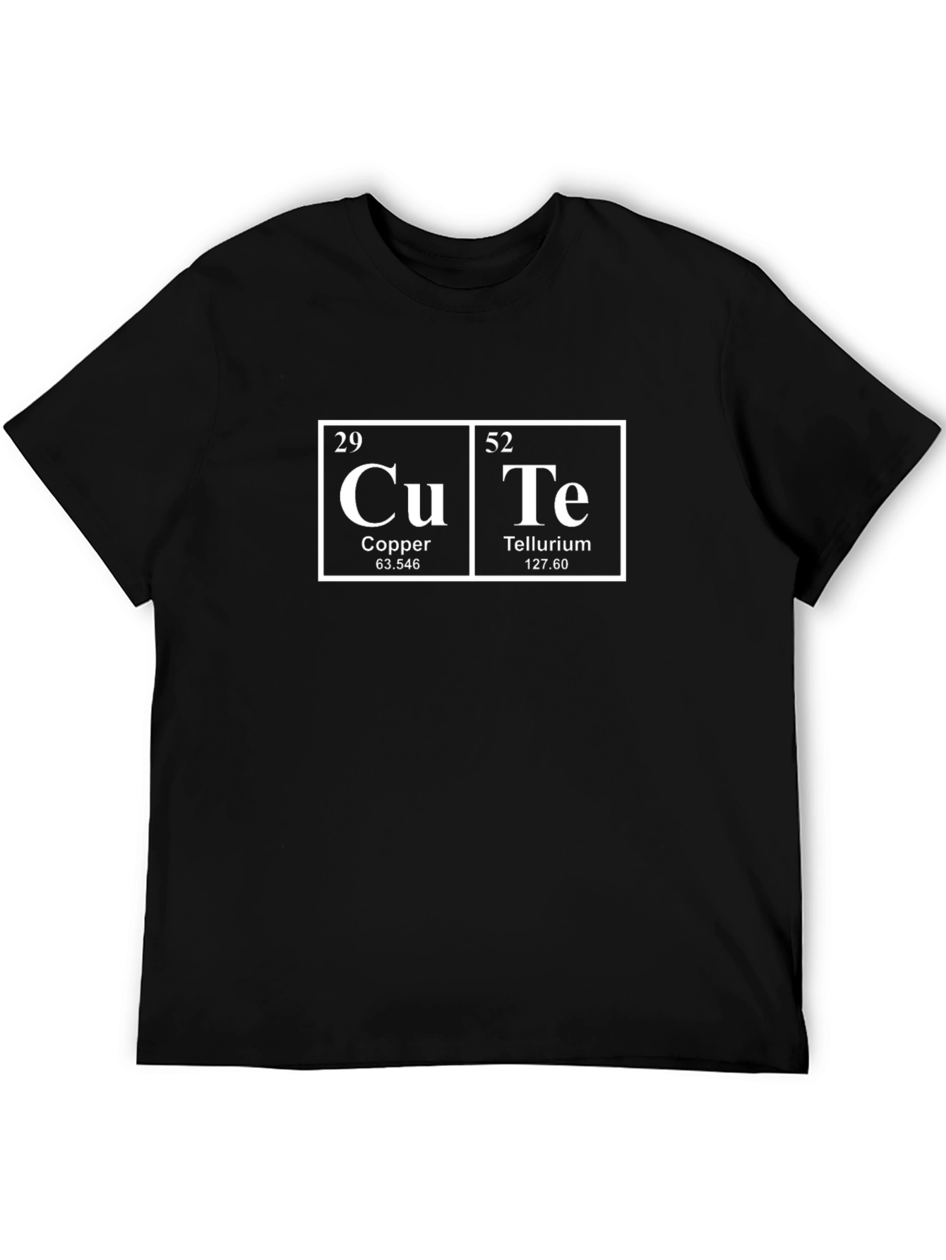 Cute Chemistry T-Shirt - Copper and Tellurium