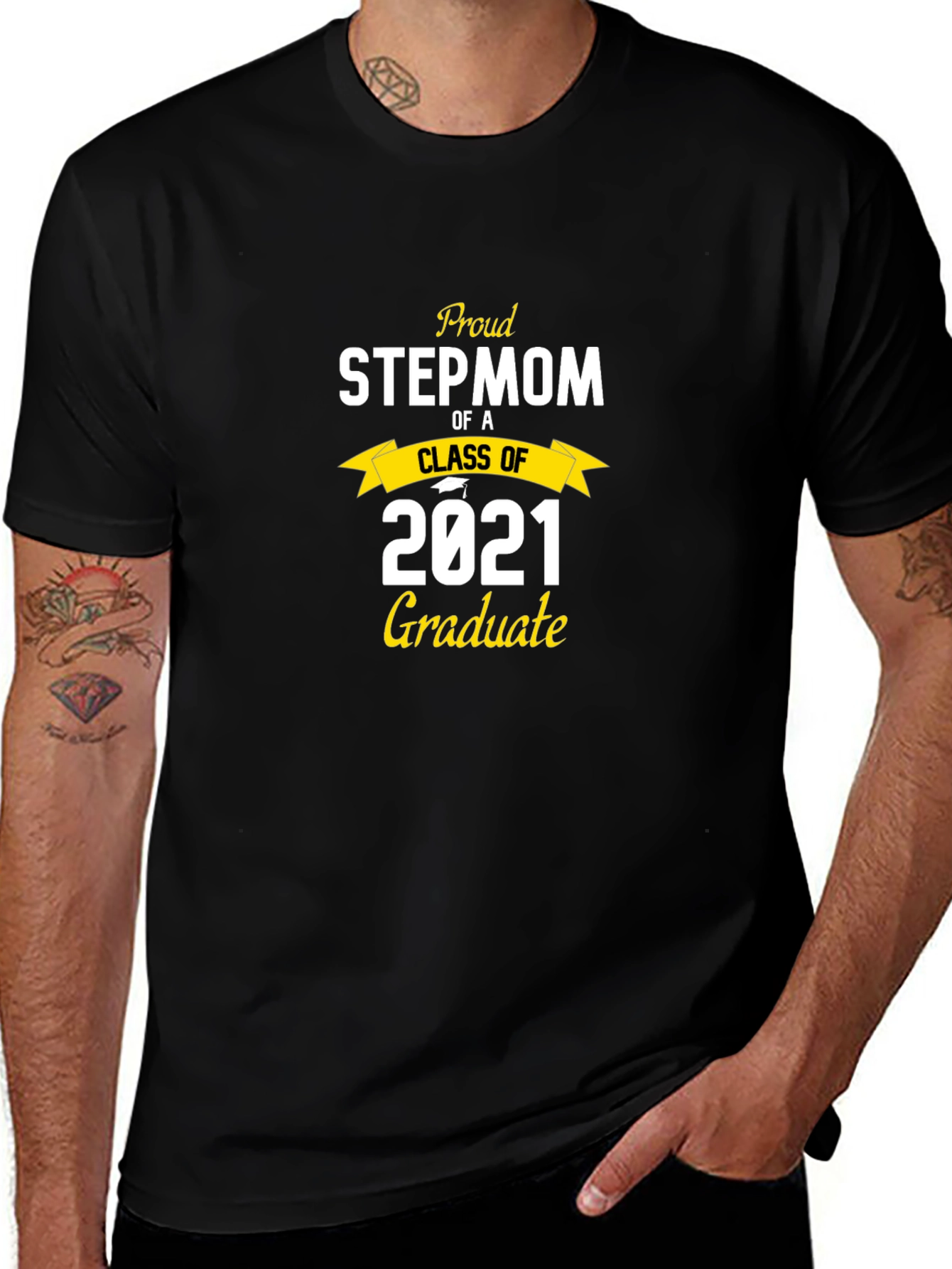 Proud Stepmom Class of 2021 Graduate T-Shirt