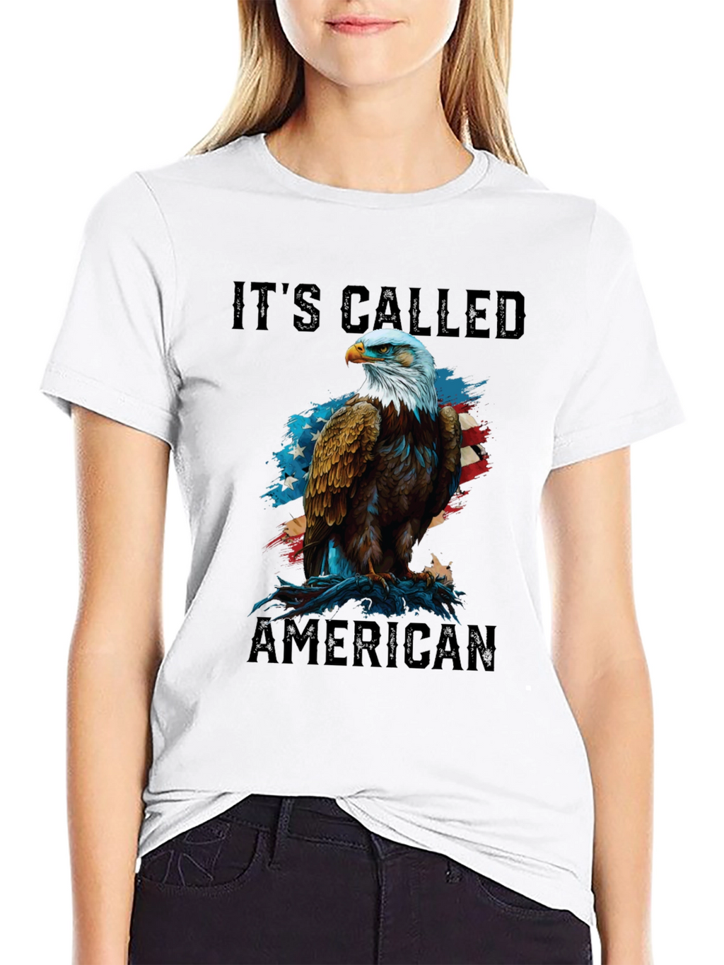 Its Called American Patriotic Eagle Graphic Tee