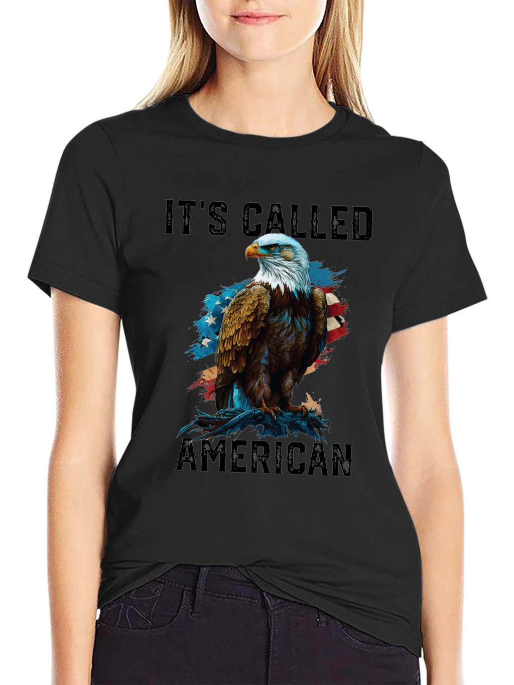 Its Called American Patriotic Eagle Graphic Tee