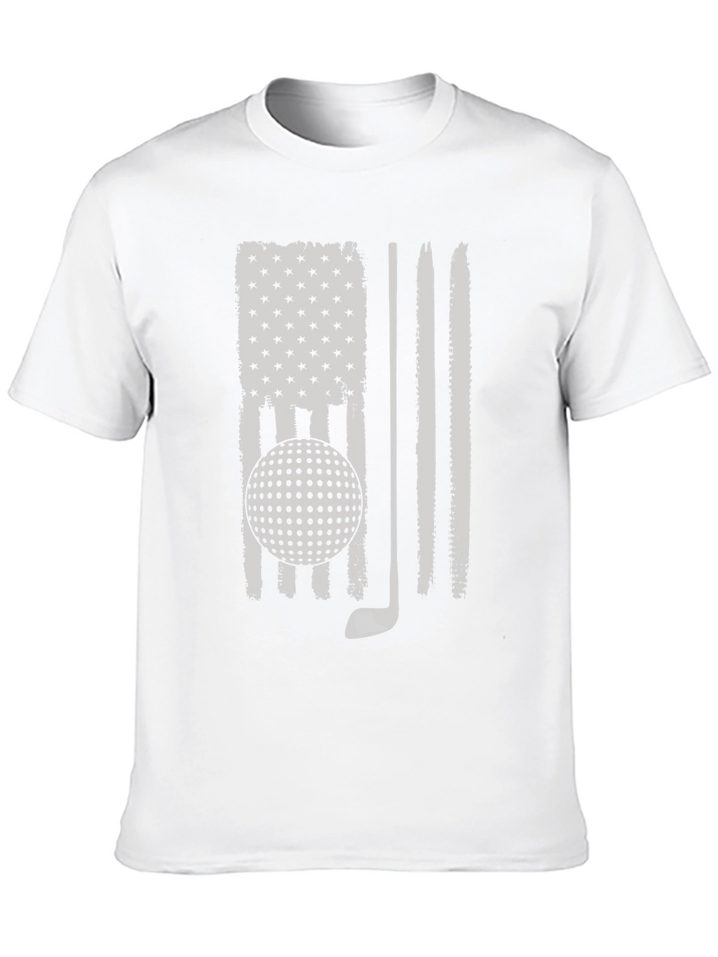 Golf American Flag Tee - Patriotic Golfer Shirt