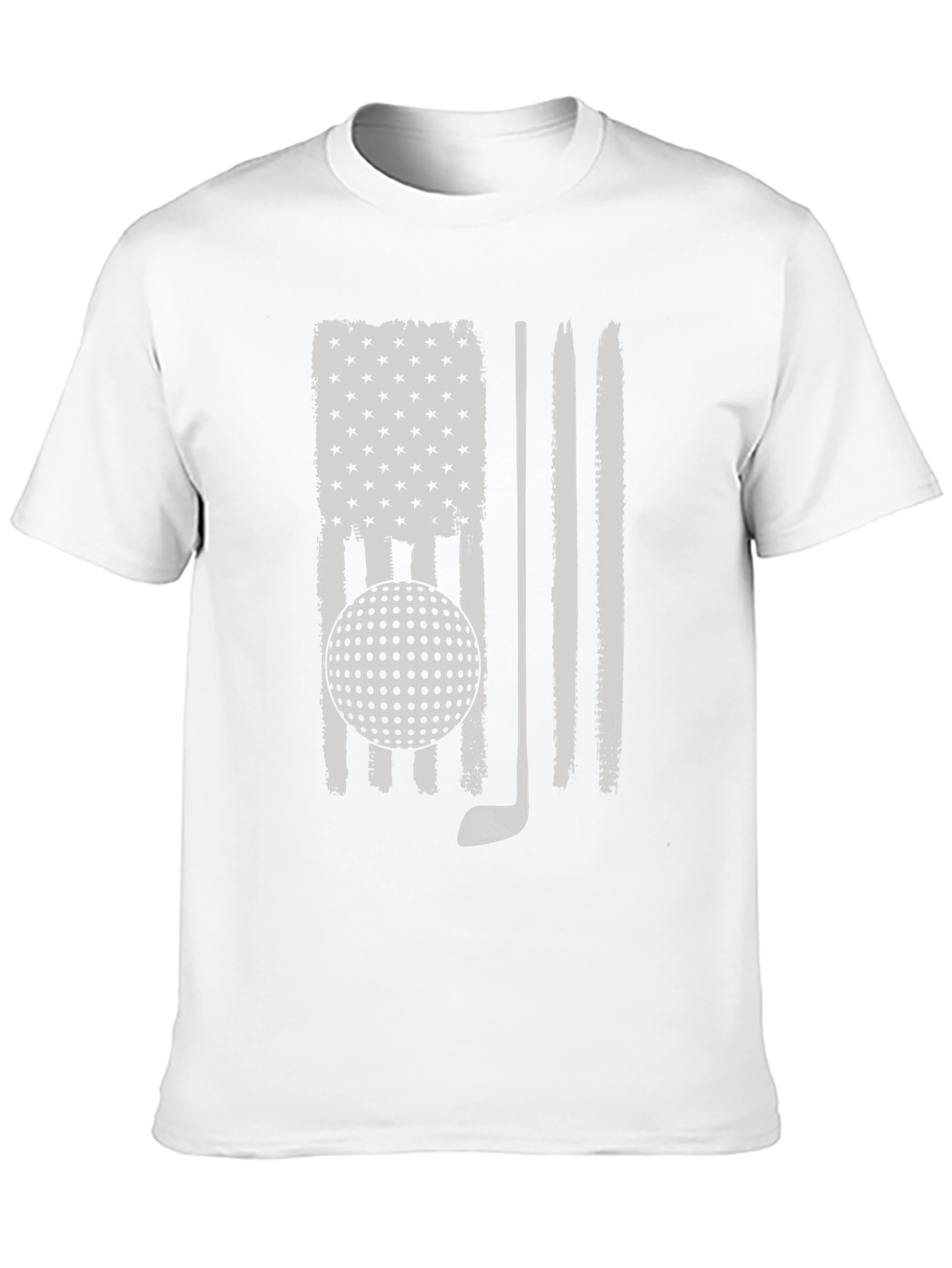 Golf American Flag Tee - Patriotic Golfer Shirt