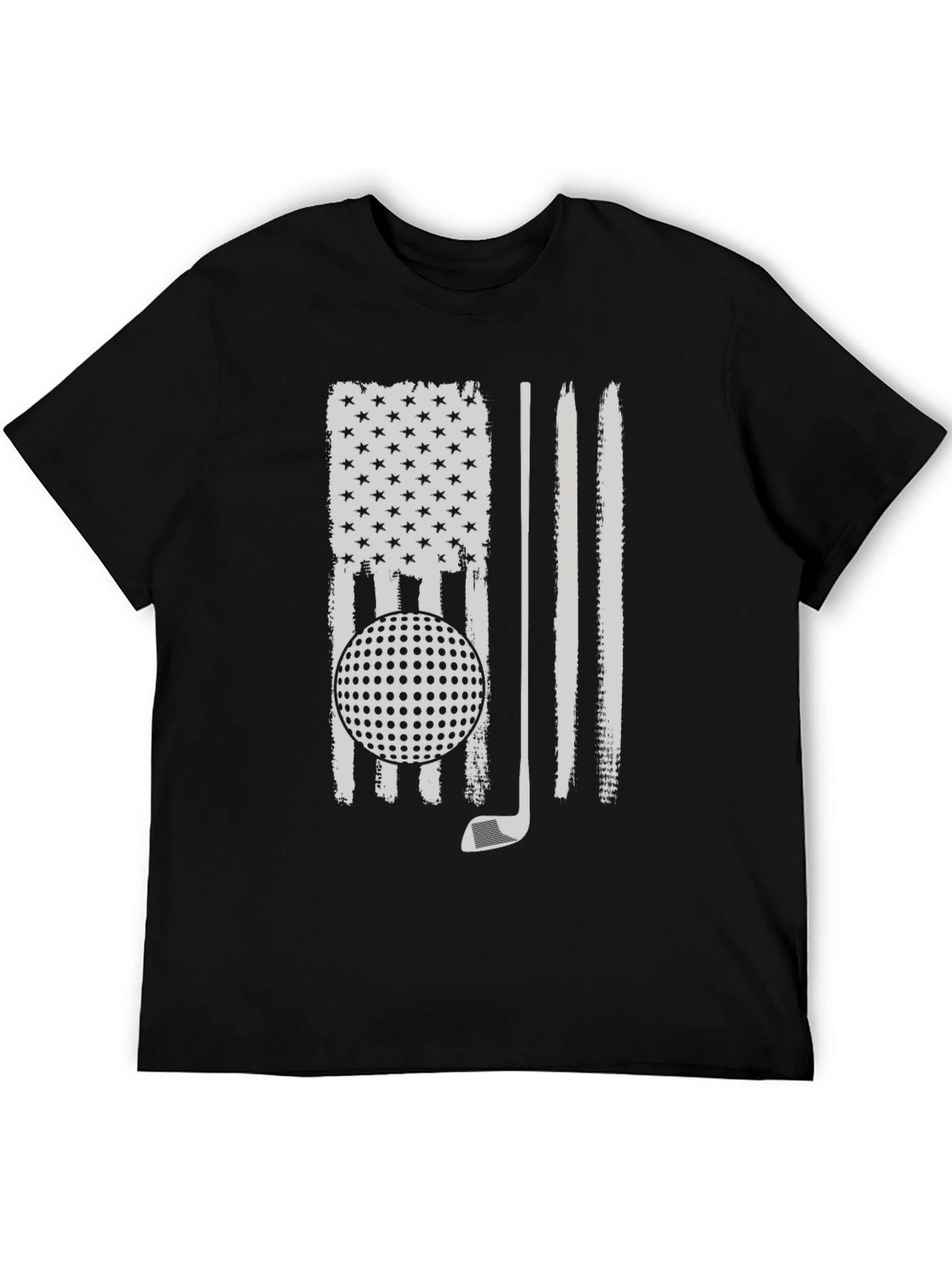 Golf American Flag Tee - Patriotic Golfer Shirt
