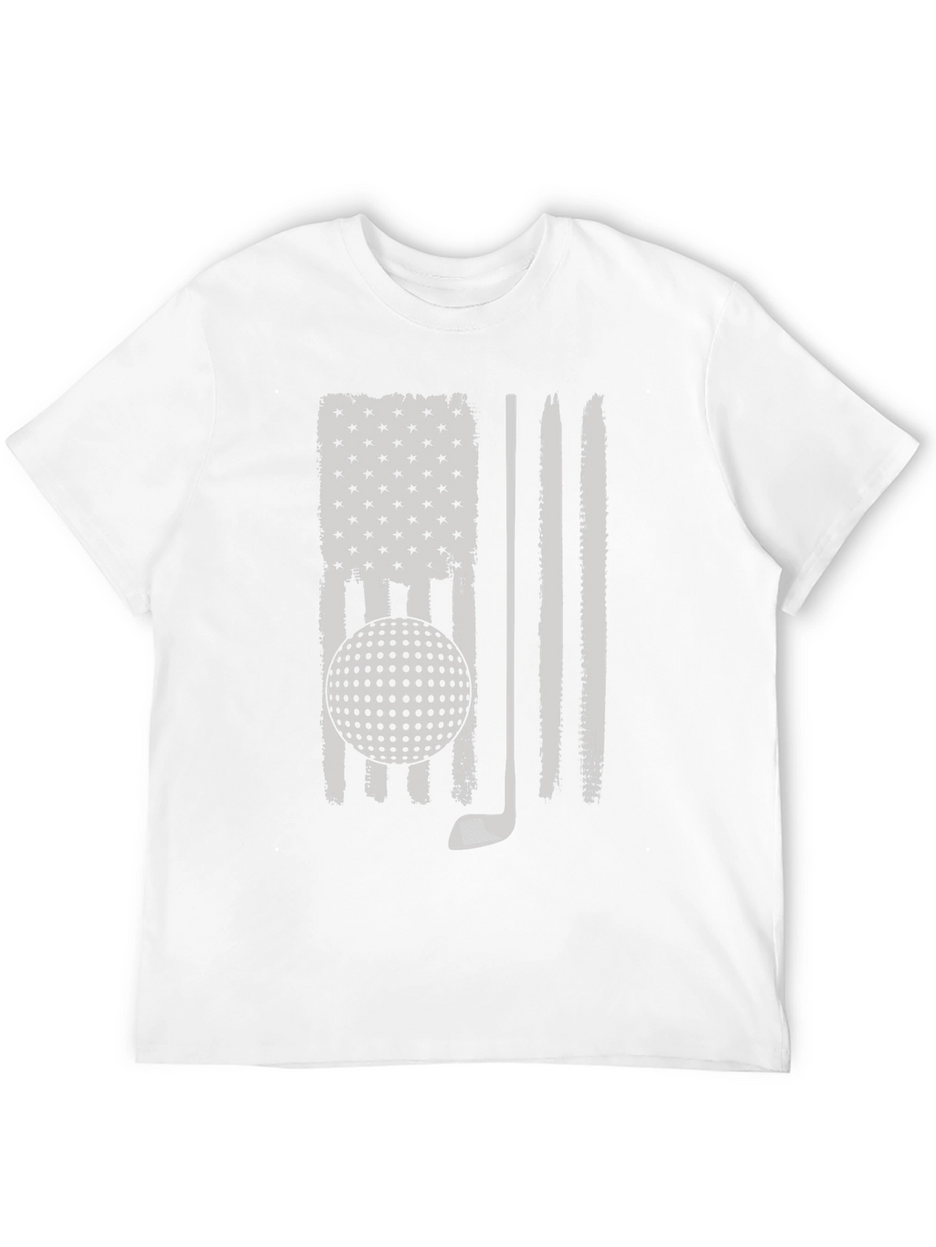 Golf American Flag Tee - Patriotic Golfer Shirt