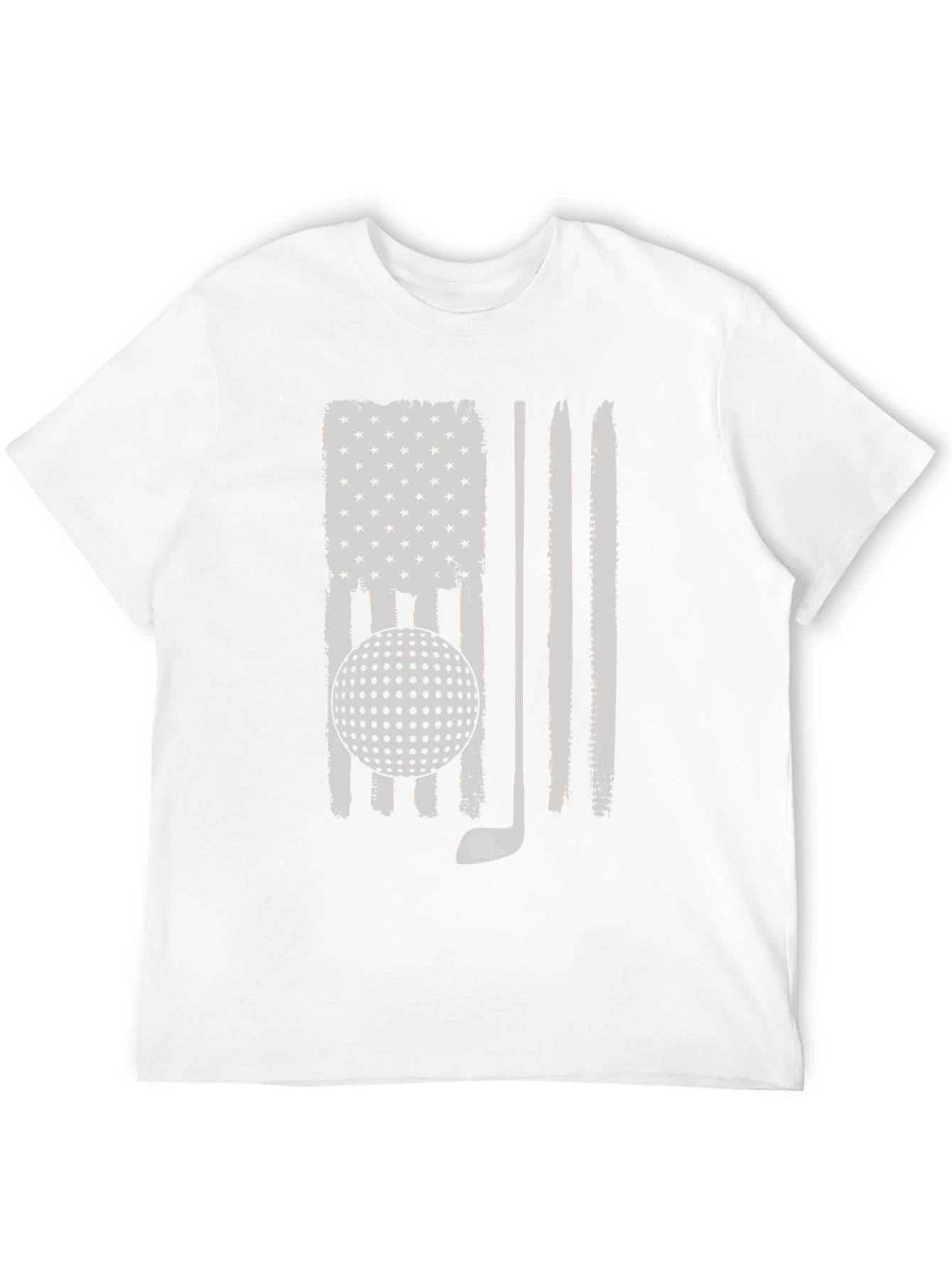 Golf American Flag Tee - Patriotic Golfer Shirt