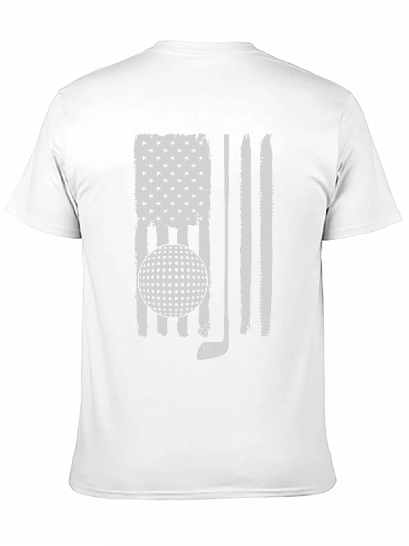 Golf American Flag Tee - Patriotic Golfer Shirt
