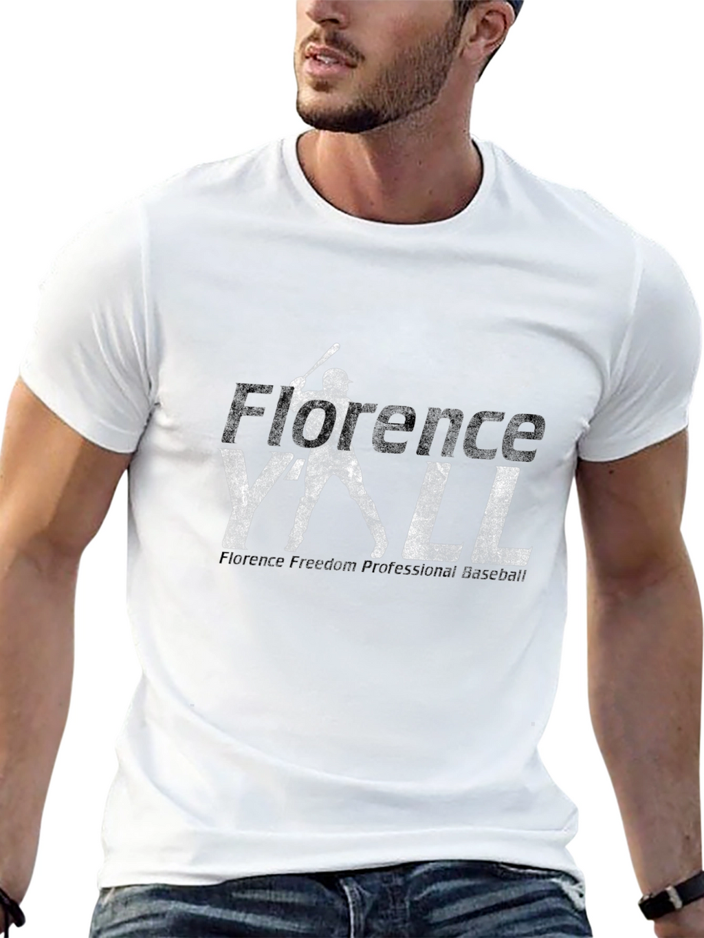 Florence YALL Baseball Graphic T-Shirt