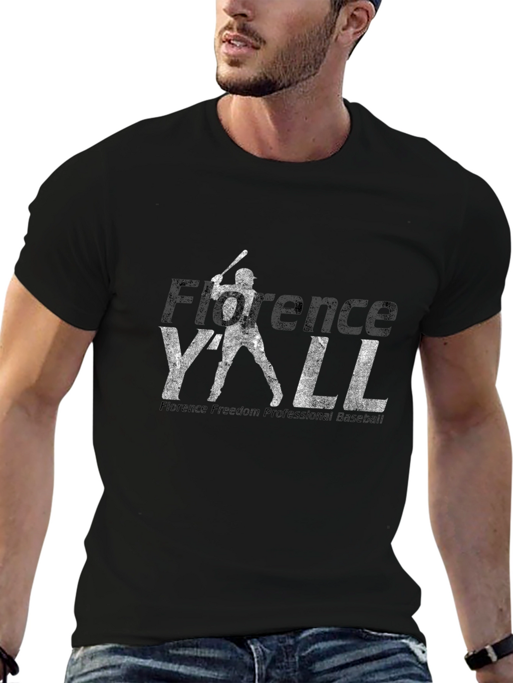 Florence YALL Baseball Graphic T-Shirt