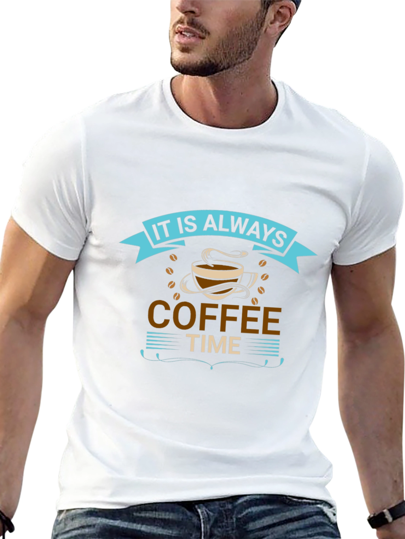 It is Always Coffee Time Graphic T-Shirt