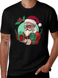 Festive Santa Graphic Tee