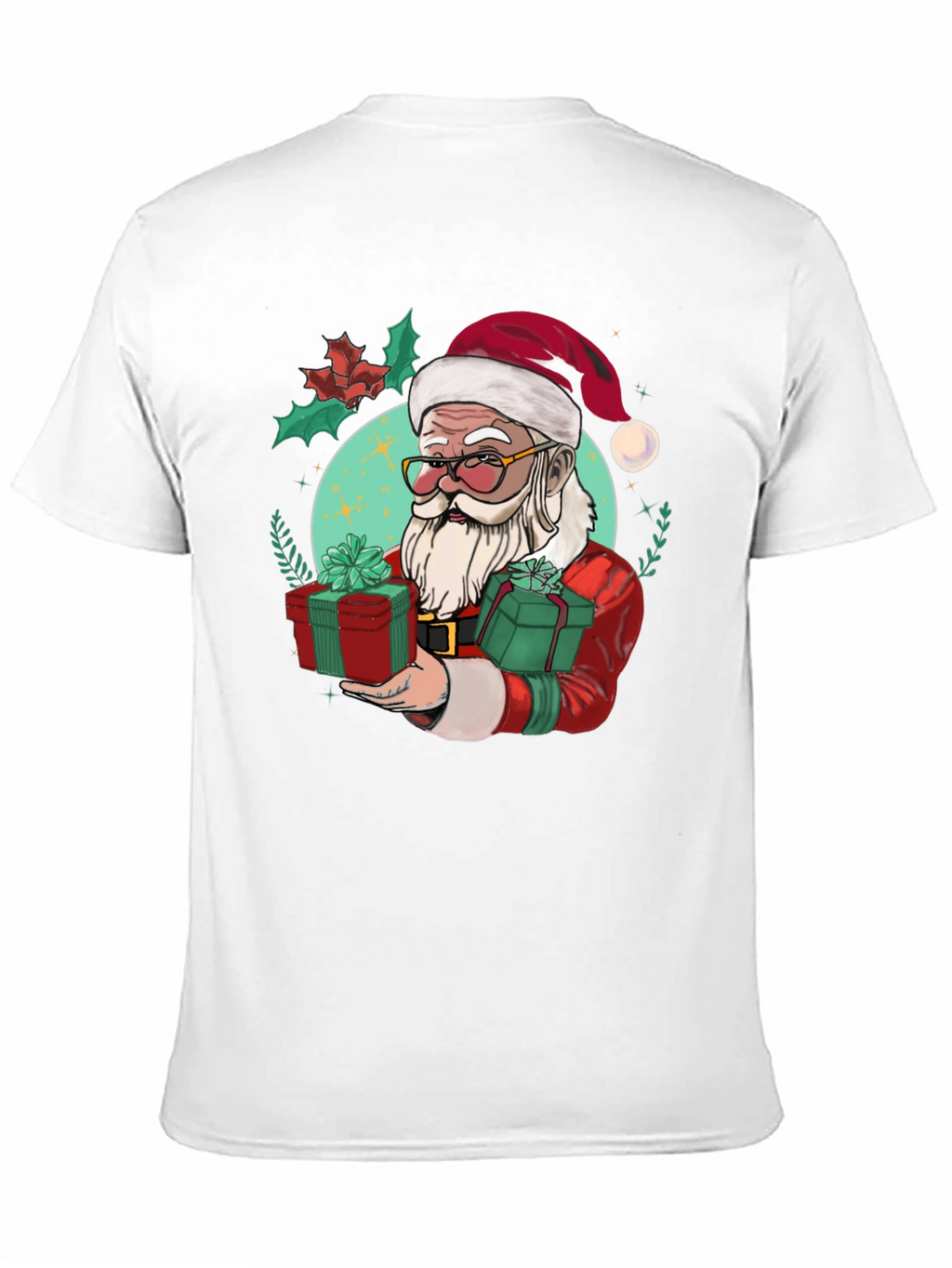 Festive Santa Graphic Tee