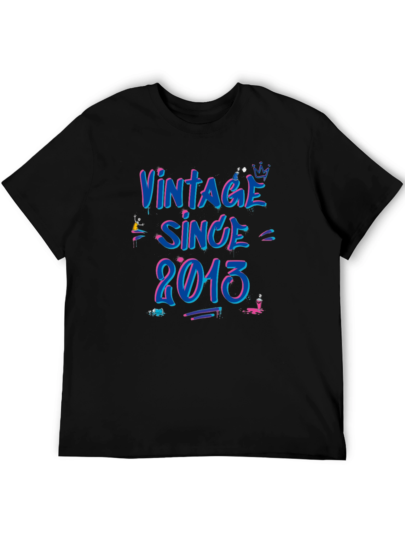 Vintage Since 2013 Graphic Tee - Cool Birthday T-Shirt