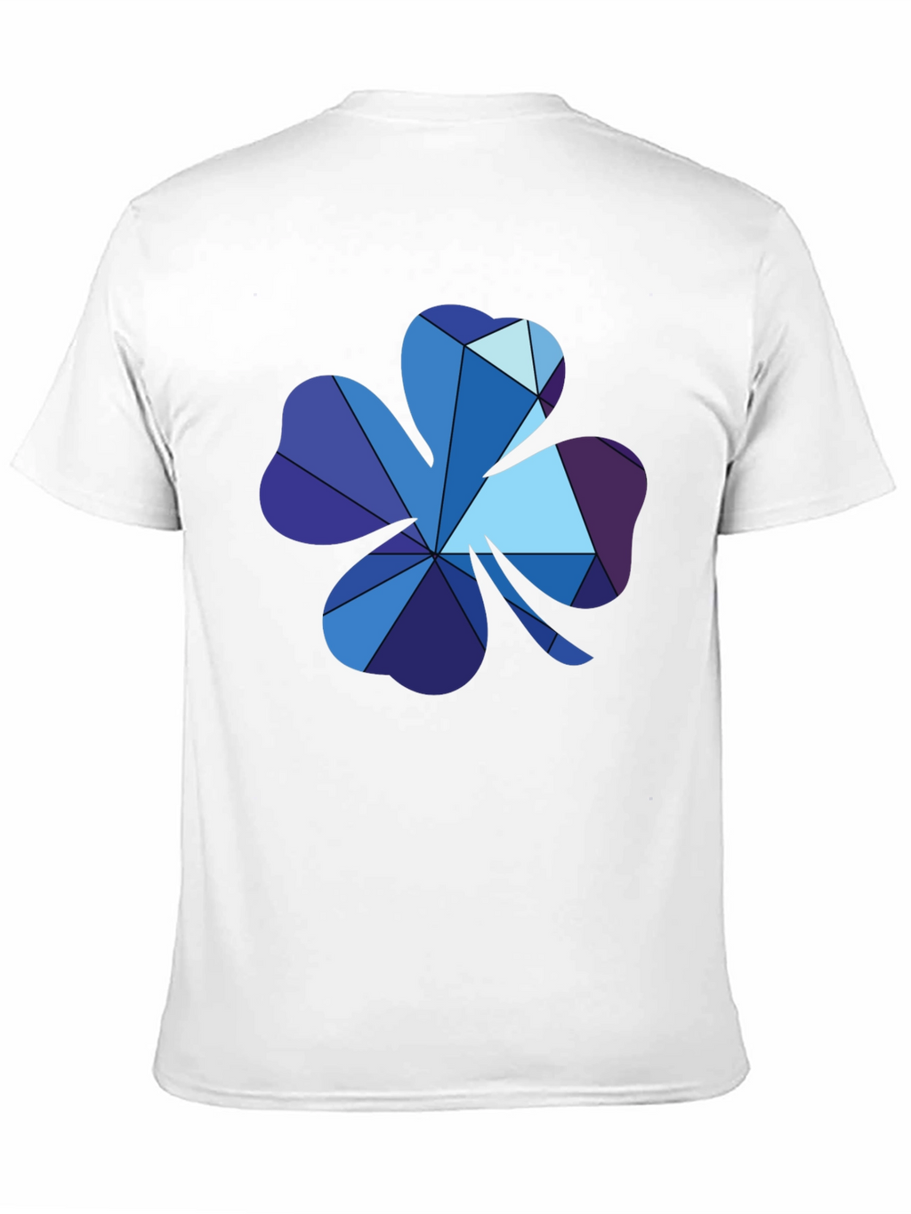 Geometric Shamrock Graphic T-Shirt