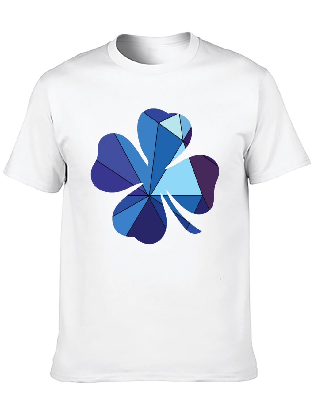 Geometric Shamrock Graphic T-Shirt