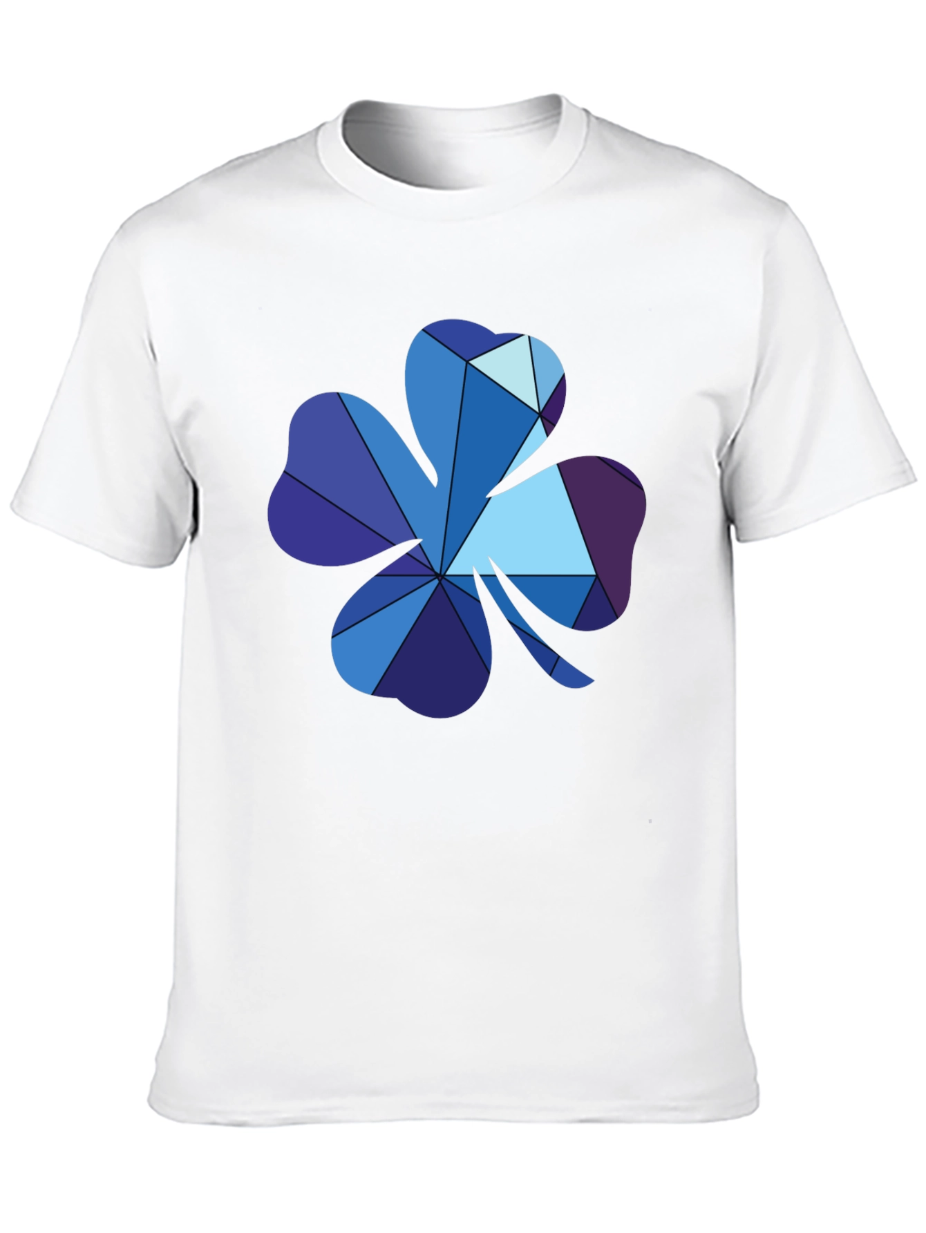 Geometric Shamrock Graphic T-Shirt