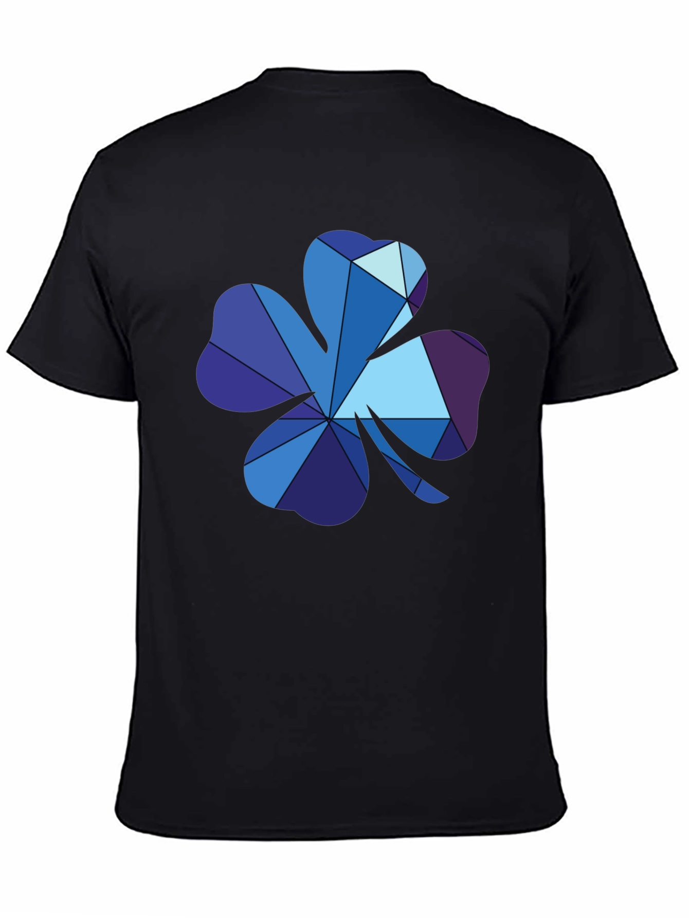 Geometric Shamrock Graphic T-Shirt