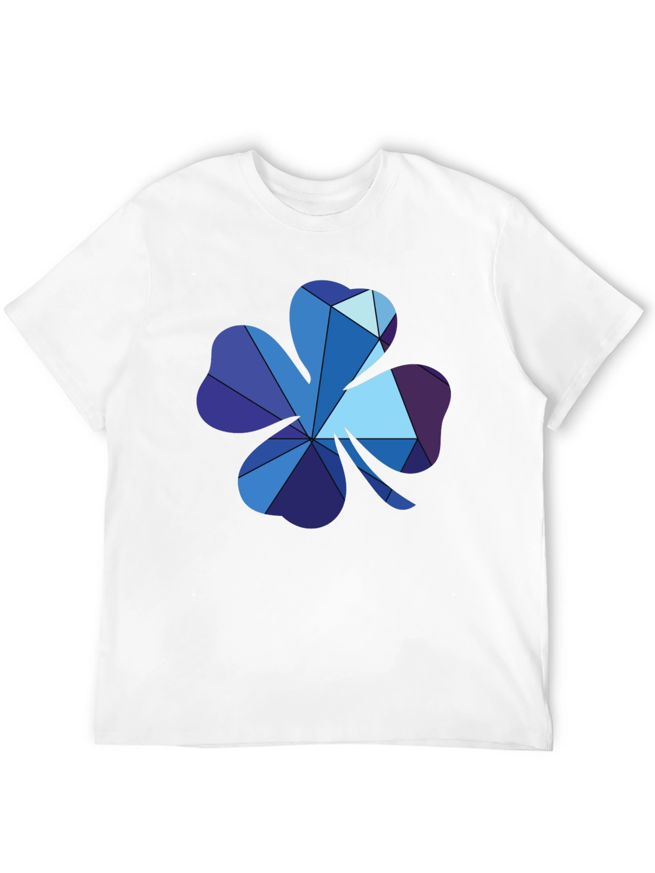 Geometric Shamrock Graphic T-Shirt