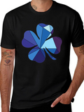 Geometric Shamrock Graphic T-Shirt