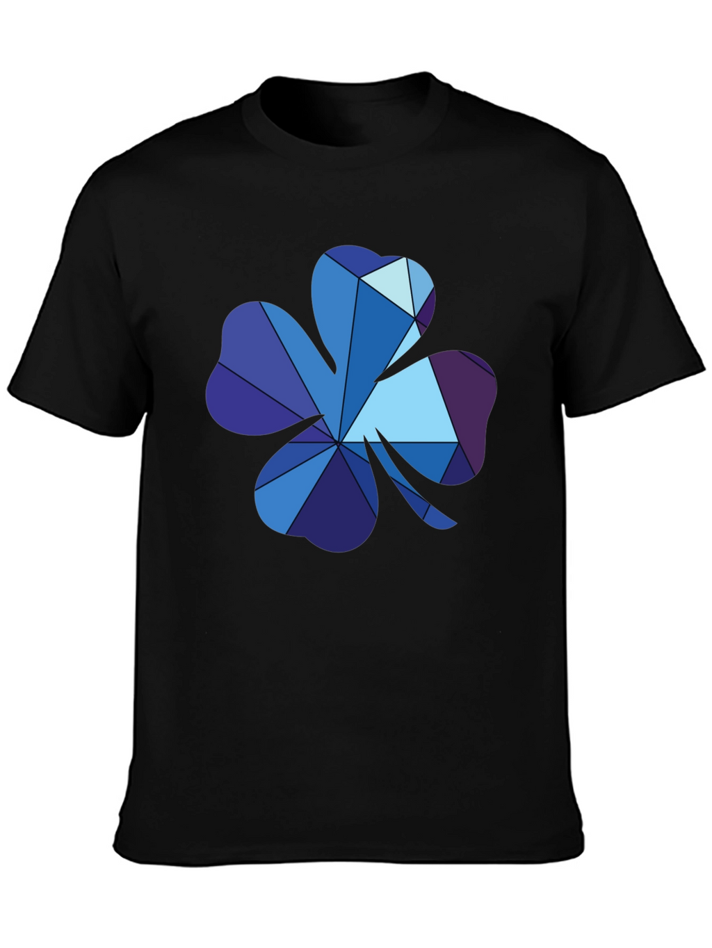 Geometric Shamrock Graphic T-Shirt