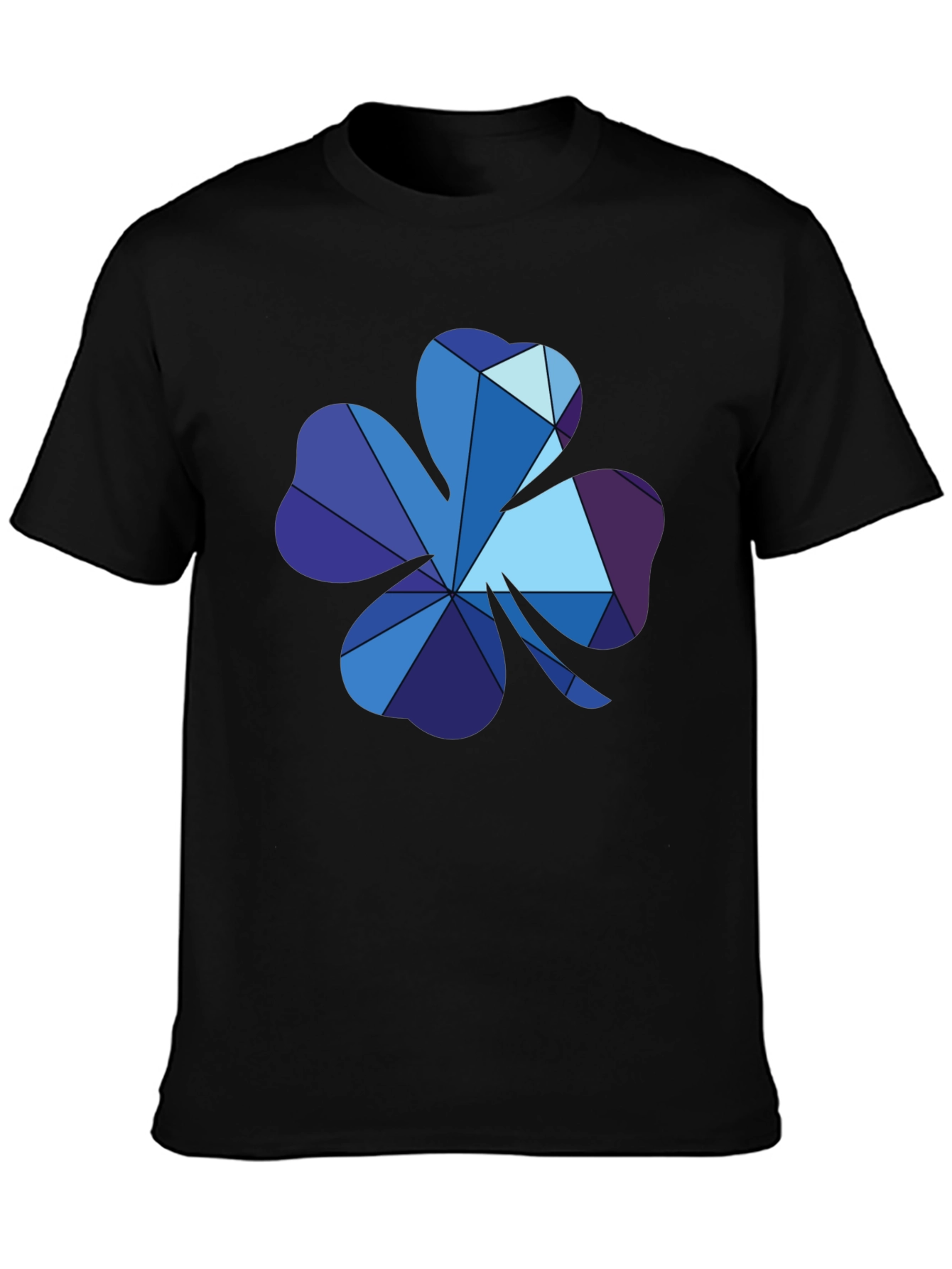 Geometric Shamrock Graphic T-Shirt