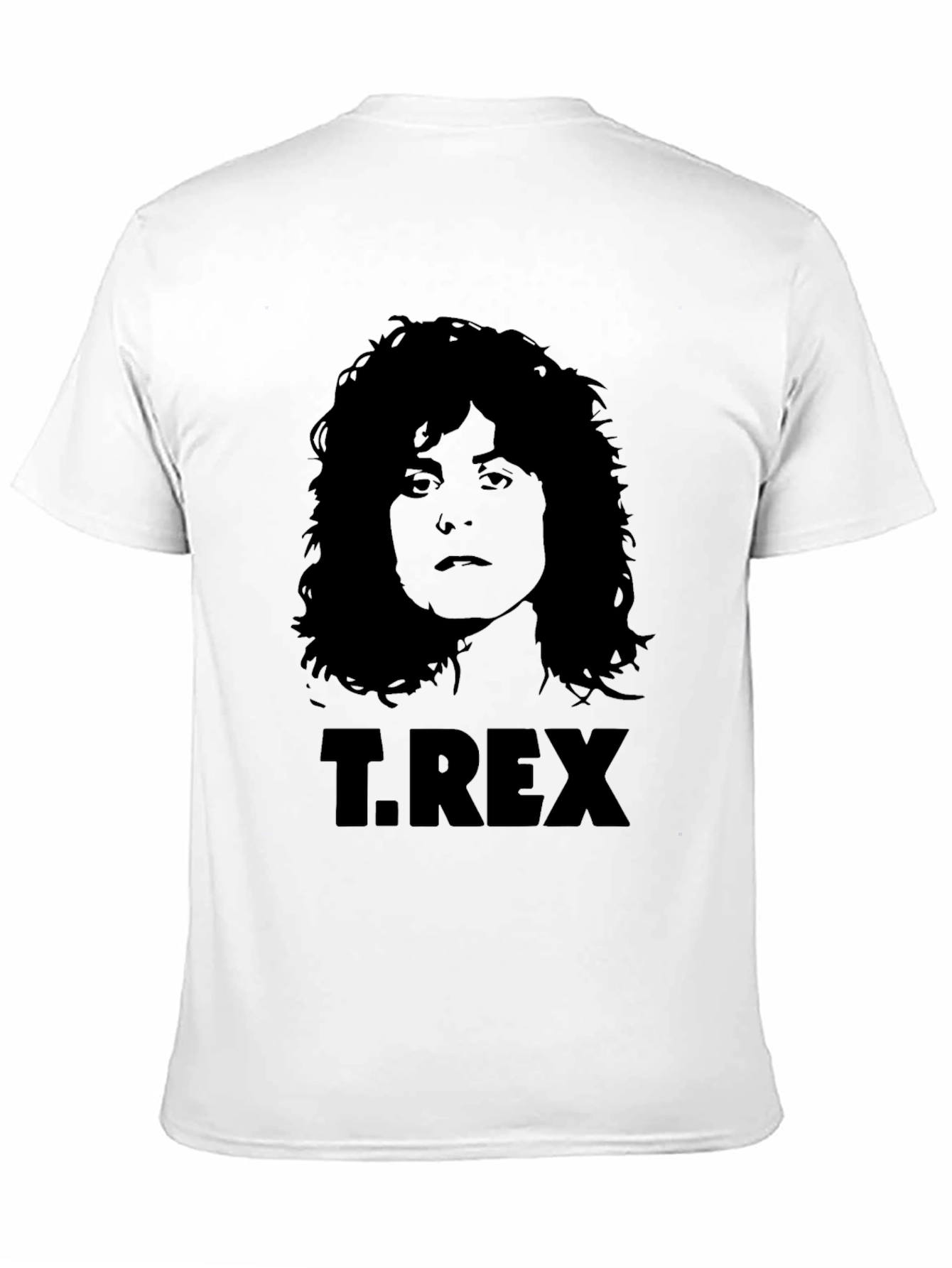 T. Rex Band Graphic Print Black T-Shirt